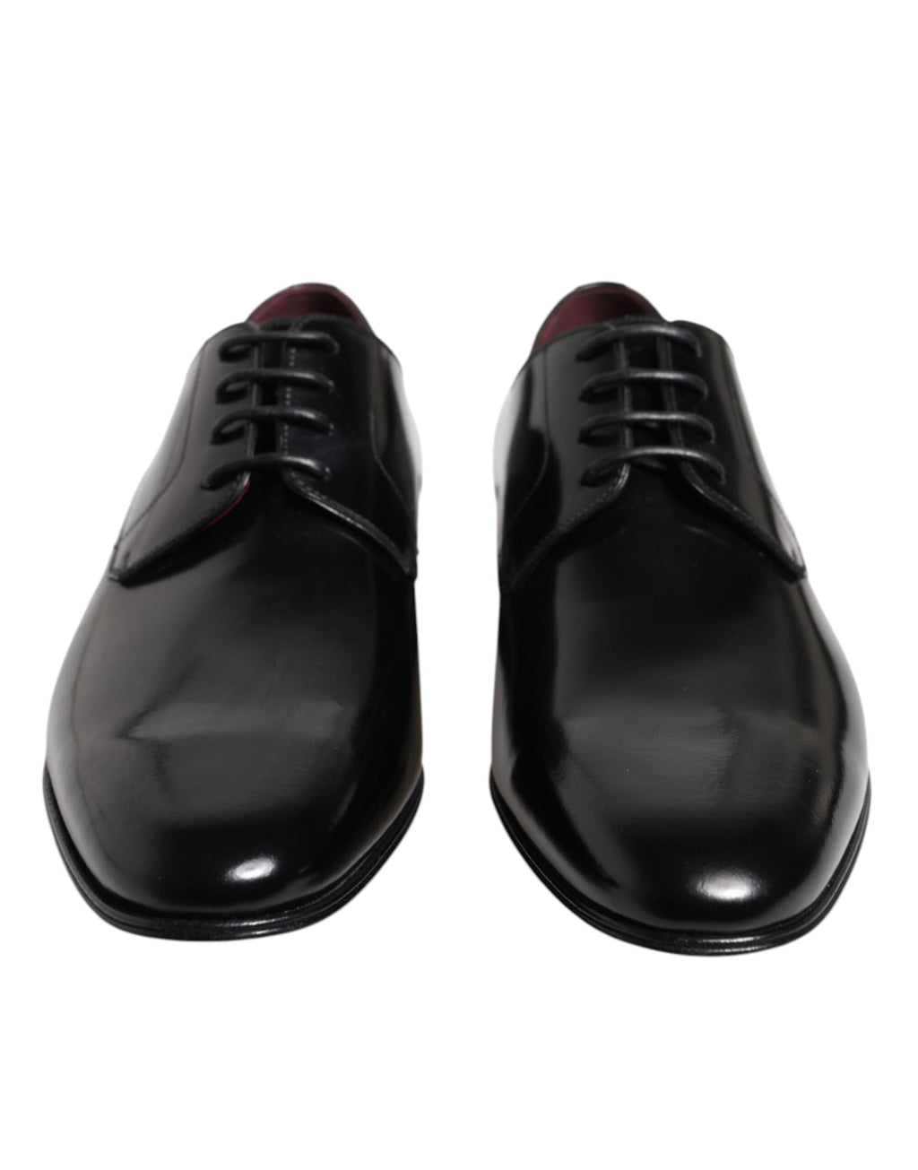 Dolce & Gabbana Black Leather Lace Up Derby Dress Formal Shoes