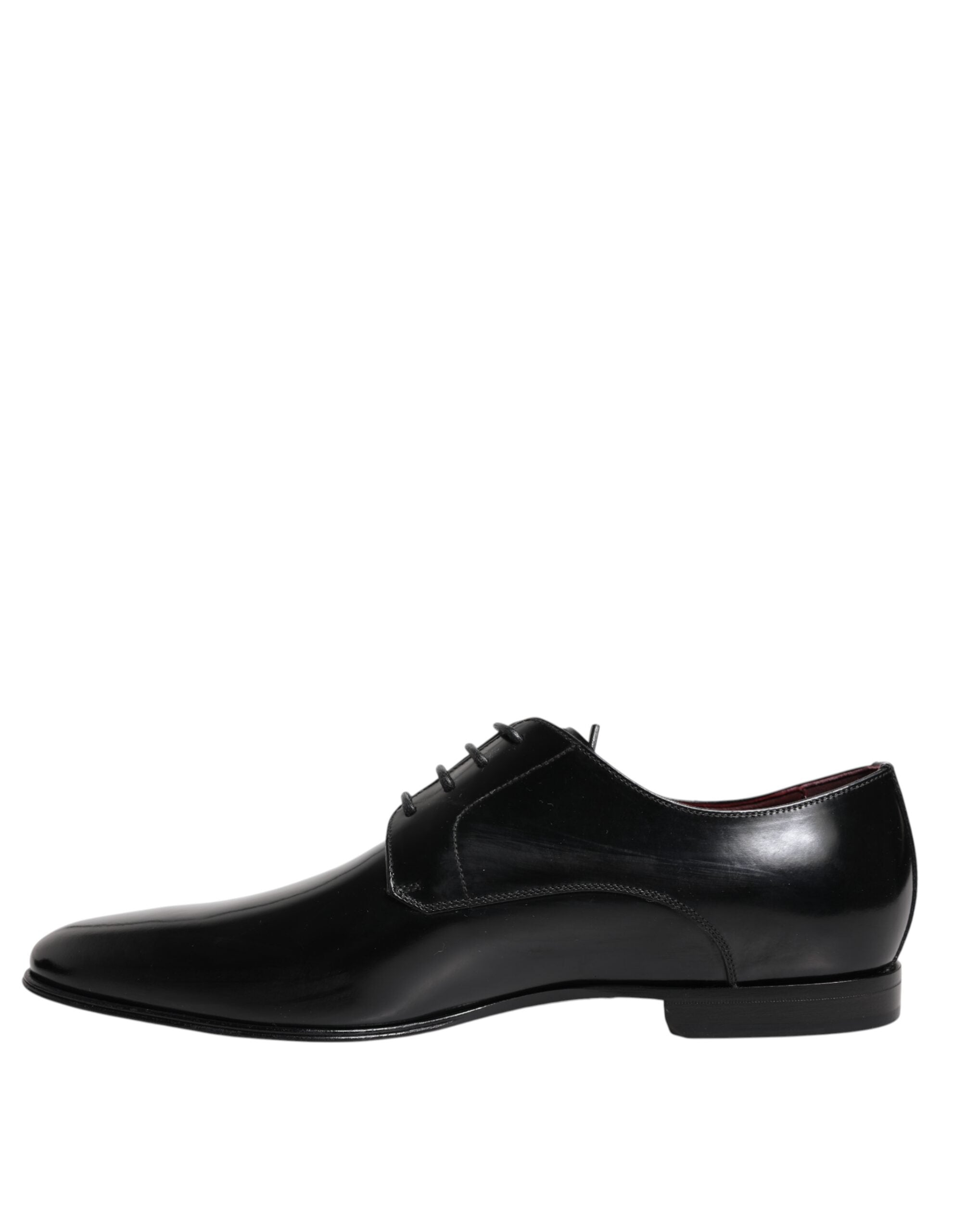 Dolce & Gabbana Black Leather Lace Up Derby Dress Formal Shoes