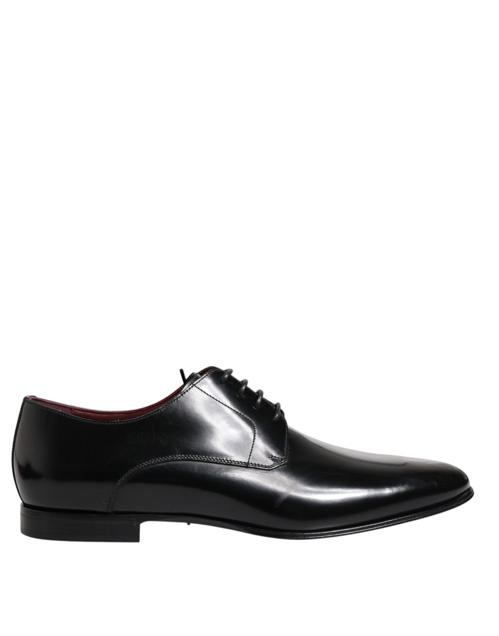 Dolce & Gabbana Black Leather Lace Up Derby Dress Formal Shoes