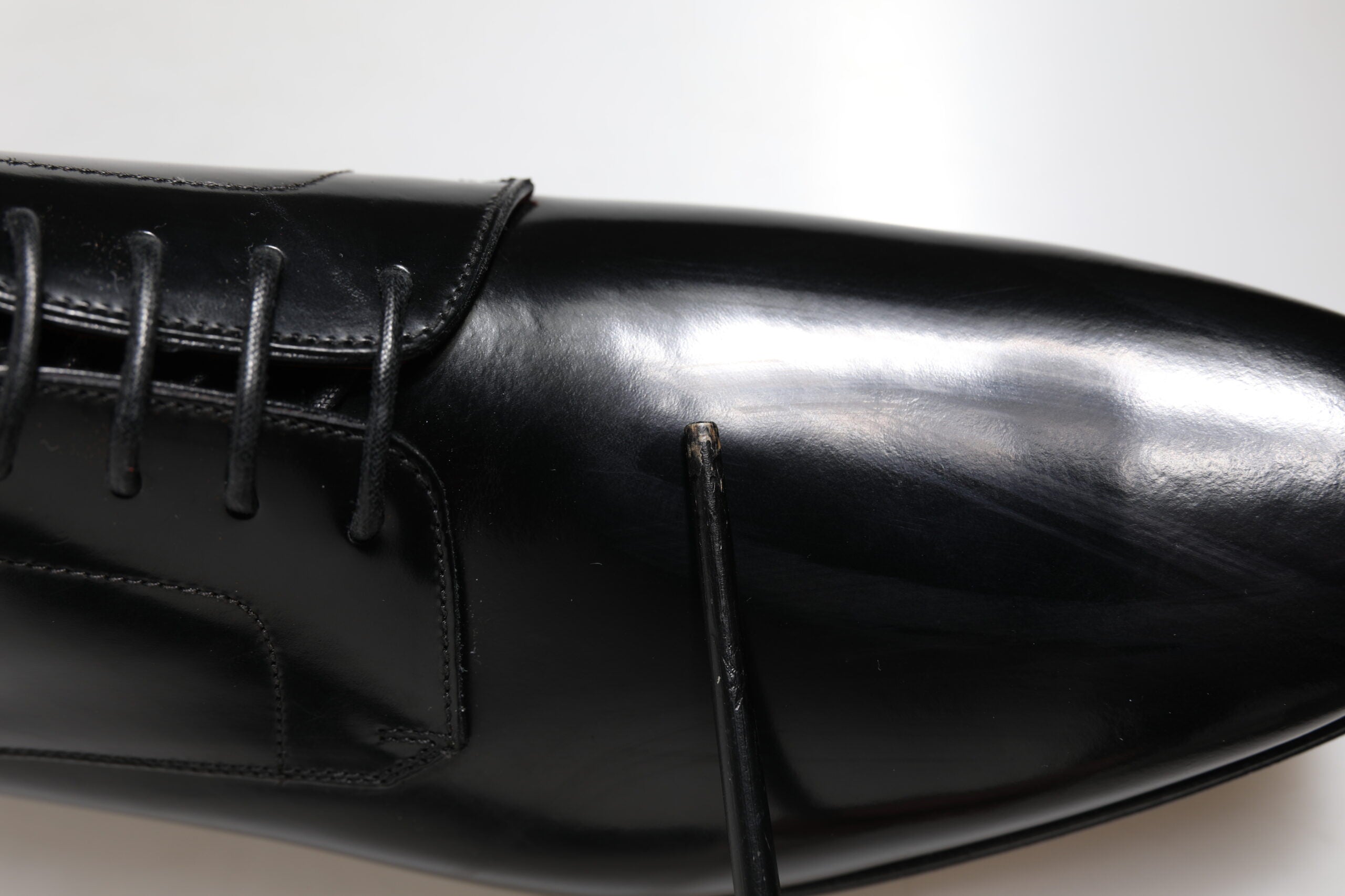 Dolce & Gabbana Black Leather Lace Up Derby Dress Formal Shoes