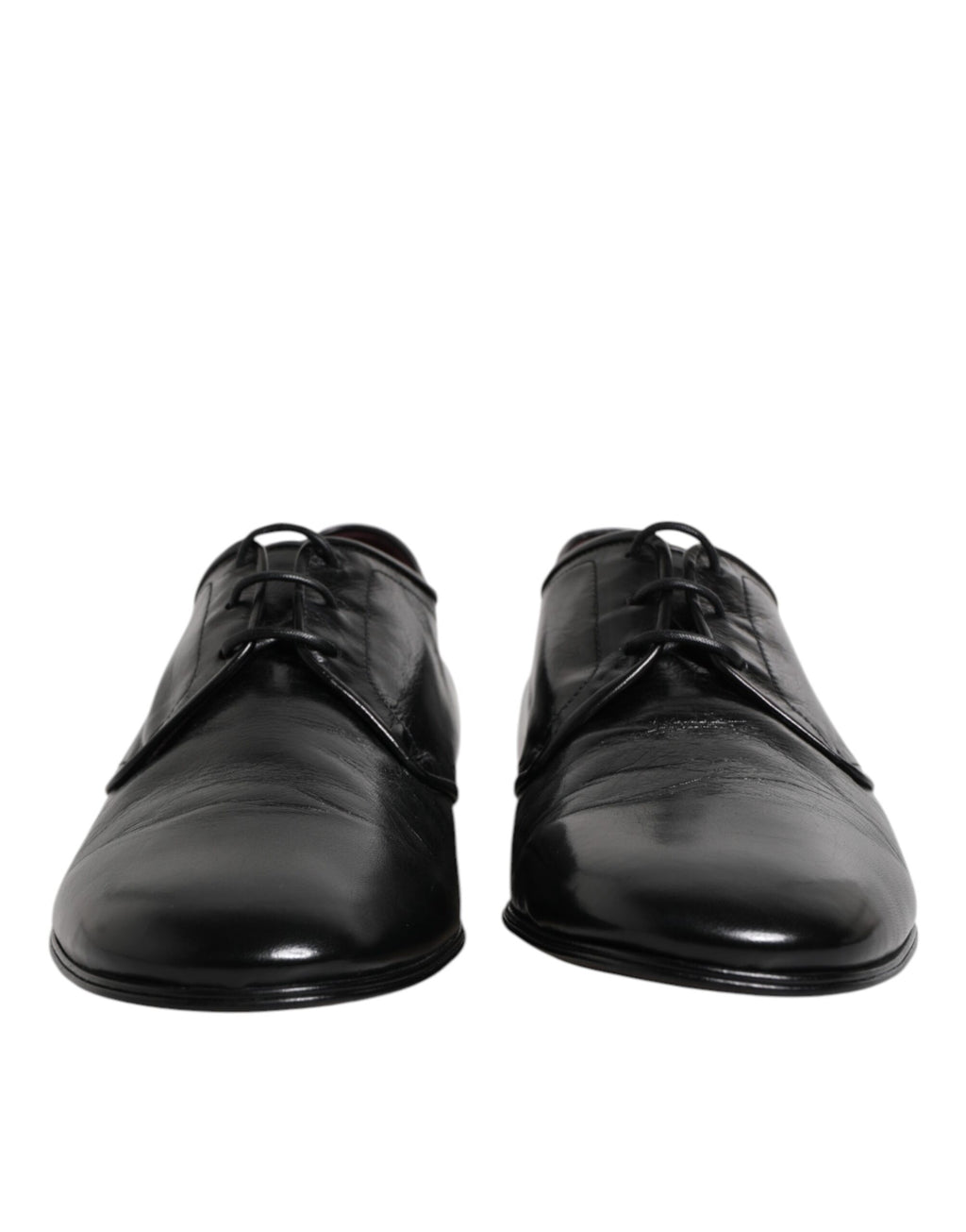 Dolce & Gabbana Black Leather Lace Up Derby Dress Formal Shoes
