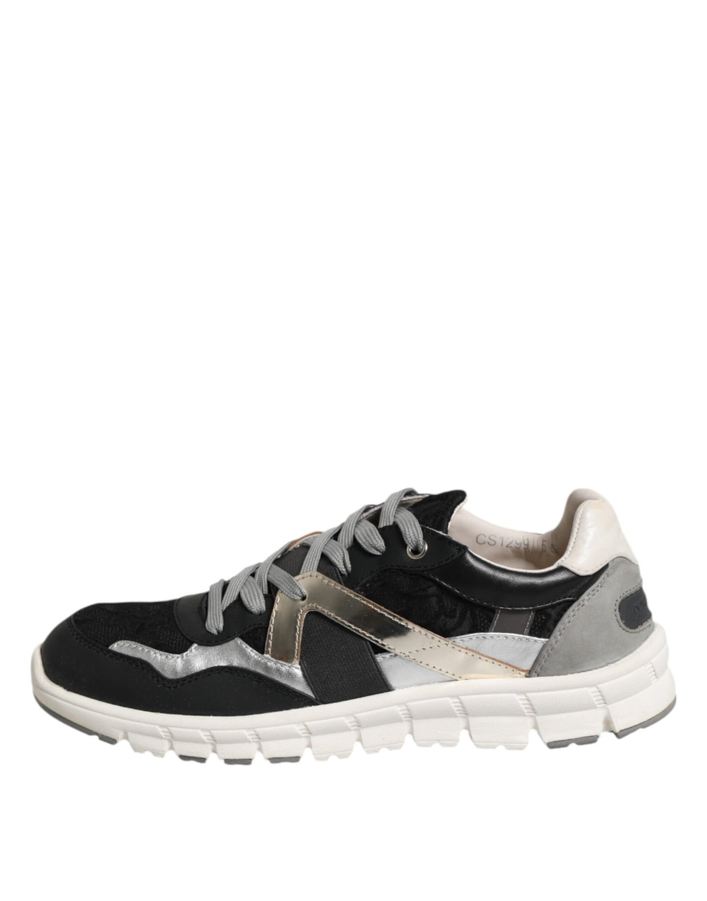 Dolce & Gabbana Multicolor Suede Low Top Men Sneaker Shoes