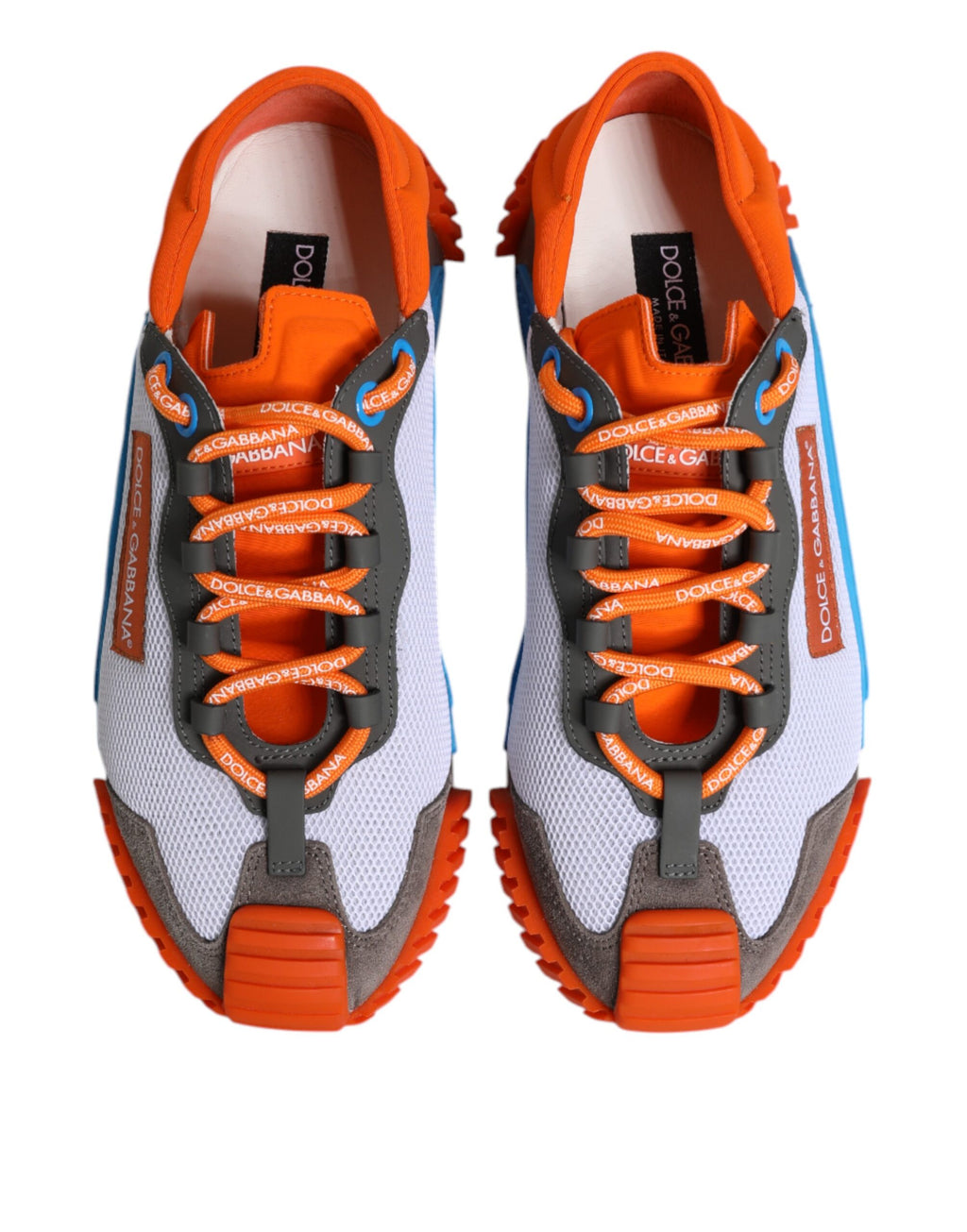 Dolce & Gabbana Multicolor Lace Up Low Top NS1 Sneakers Shoes