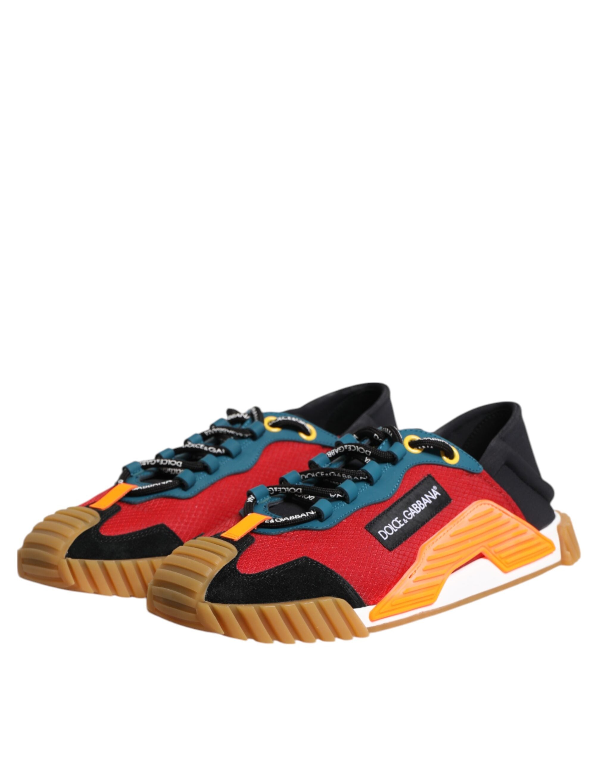 Dolce & Gabbana Multicolor Logo Low Top NS1 Sneakers Shoes