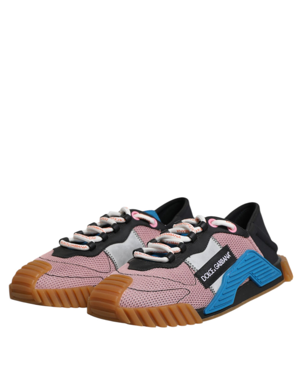 Dolce & Gabbana Multicolor Logo Low Top NS1 Sneakers Shoes