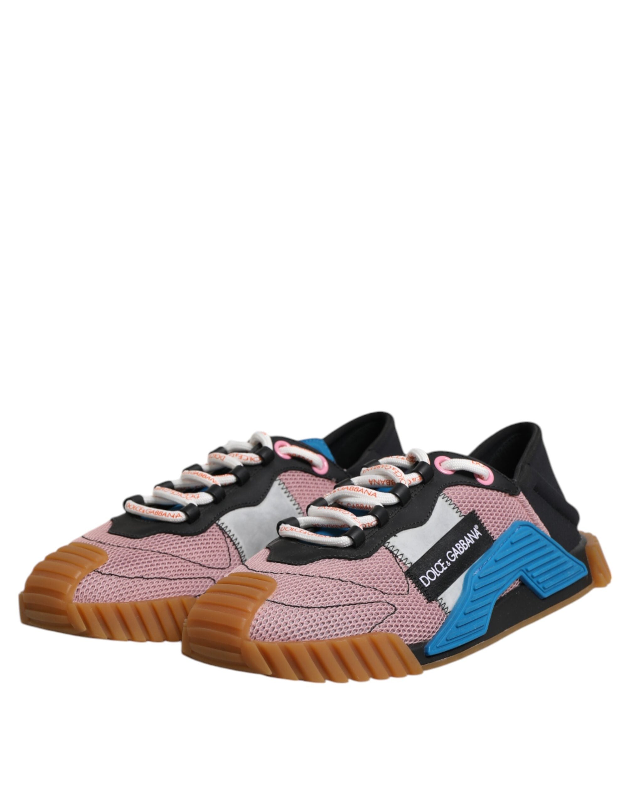 Dolce & Gabbana Multicolor Logo Low Top NS1 Sneakers Shoes
