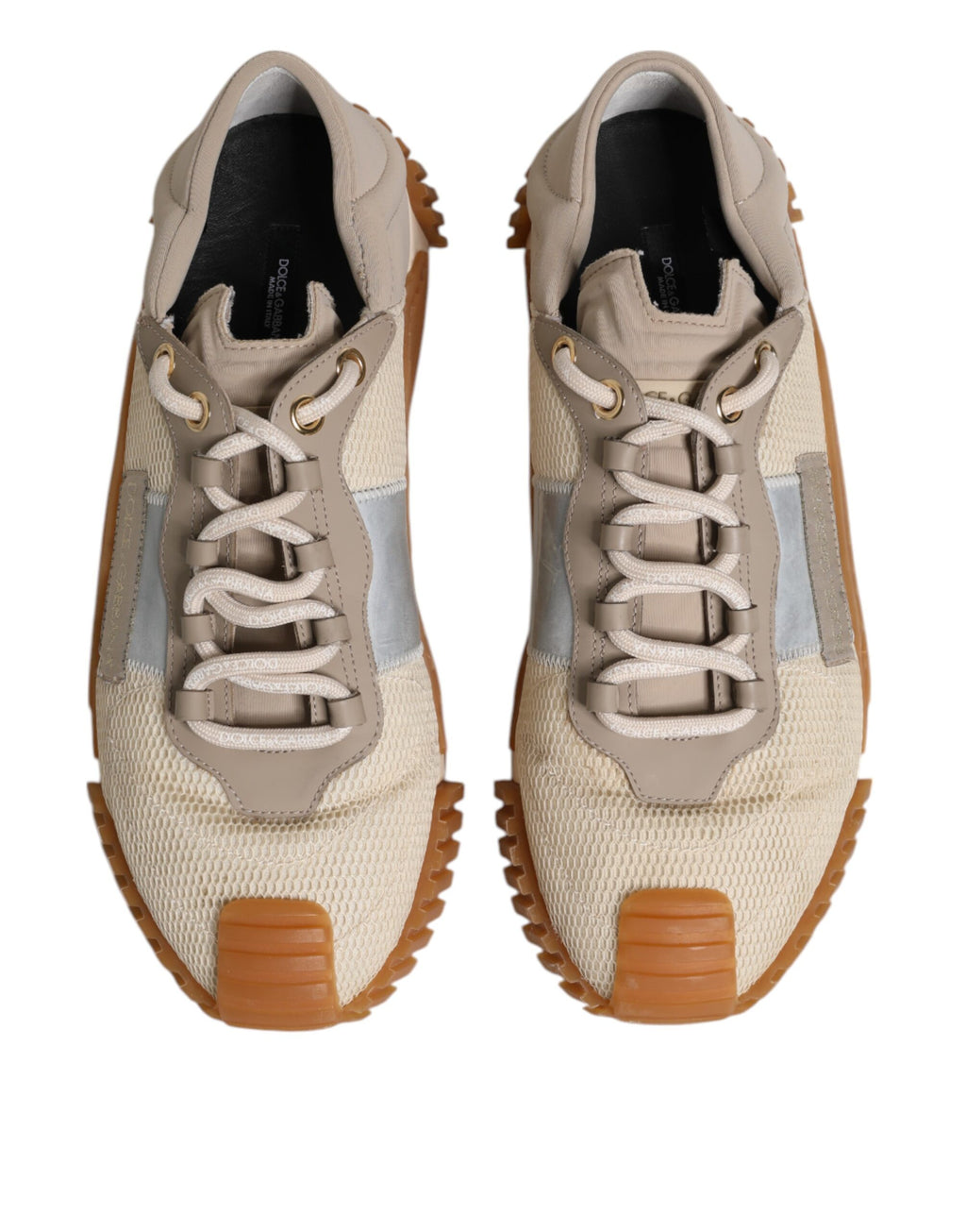 Dolce & Gabbana Multicolor Lace Up Low Top NS1 Sneakers Shoes