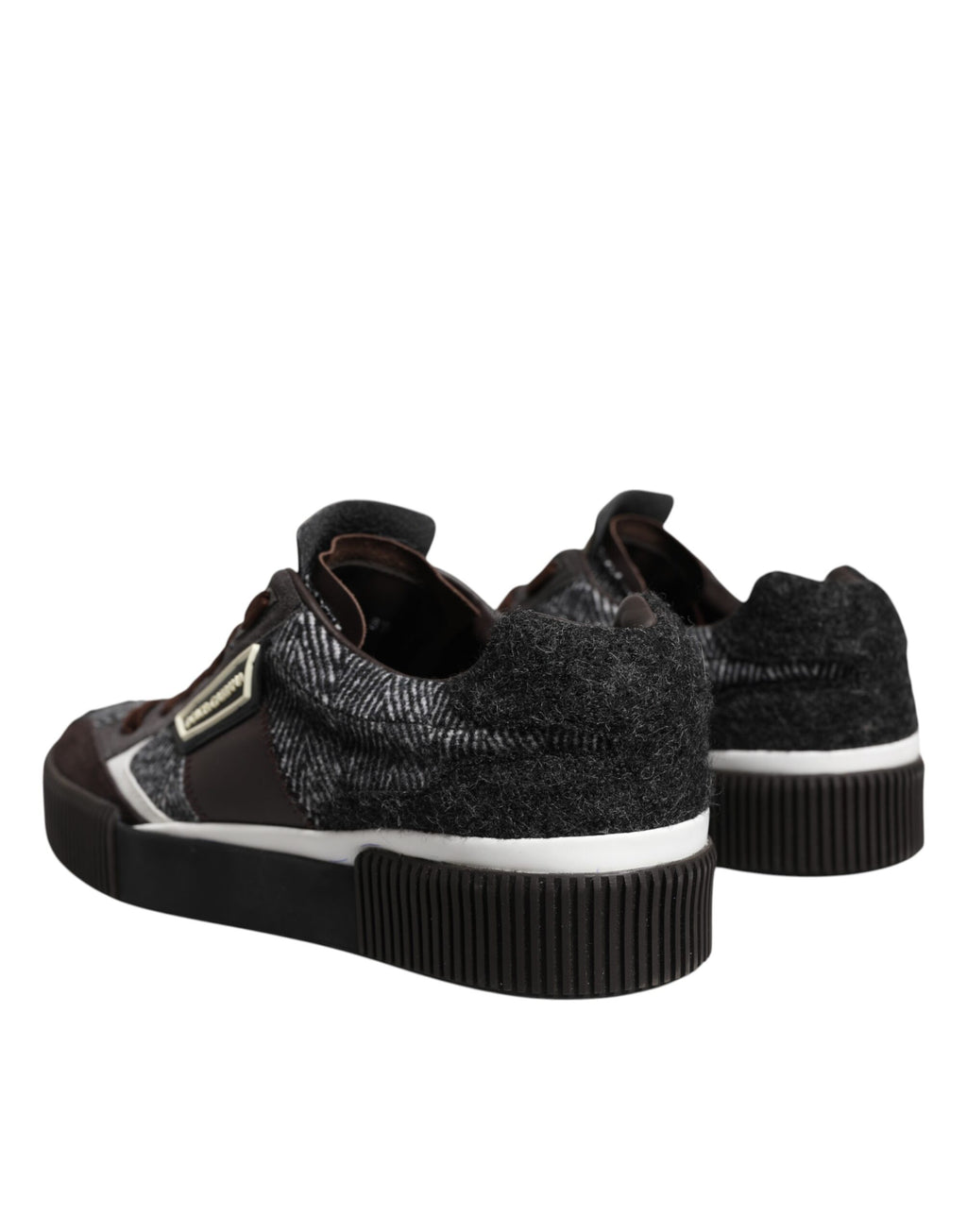 Dolce & Gabbana Multicolor Leather Low Top Sneakers Shoes