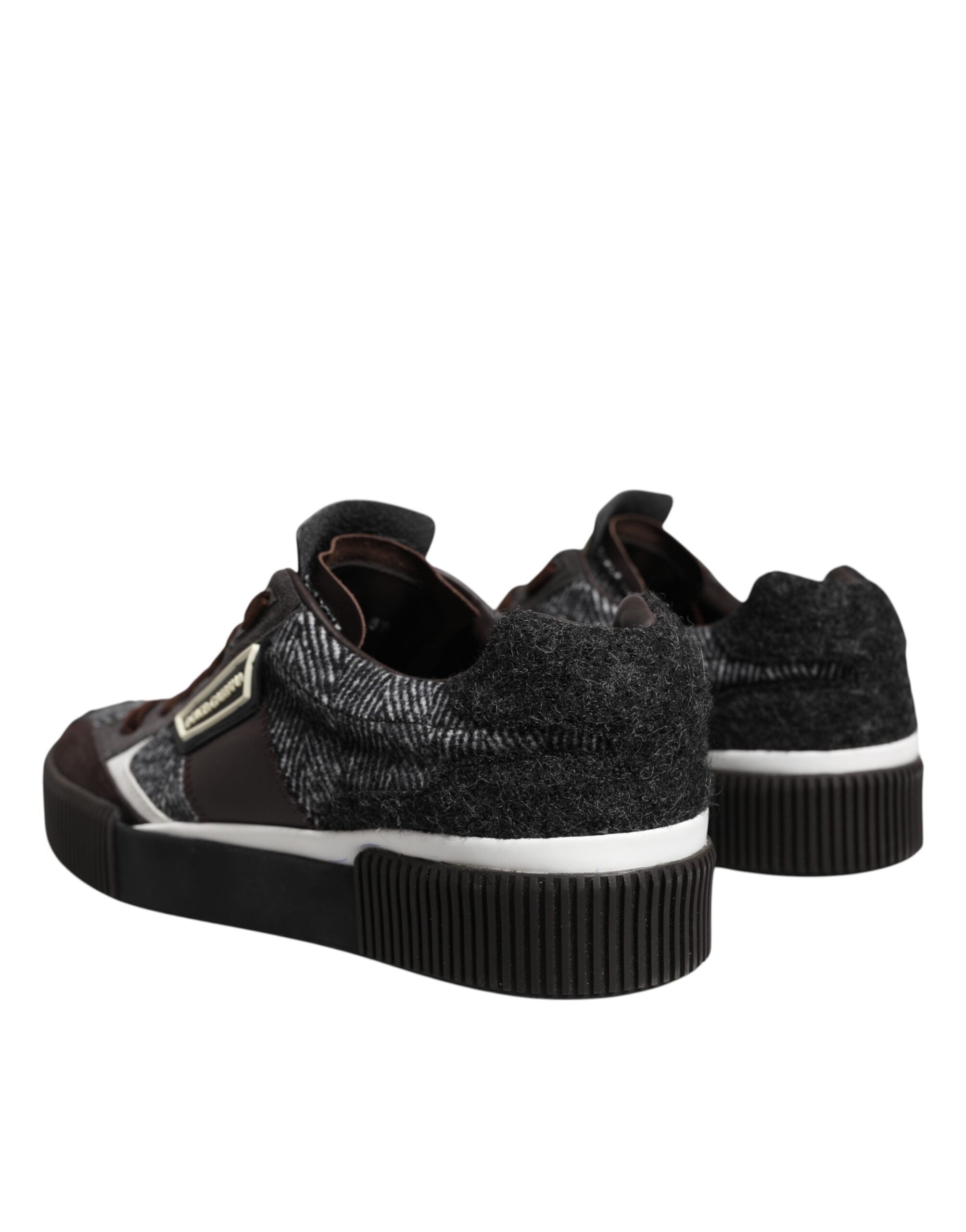 Dolce & Gabbana Multicolor Leather Low Top Sneakers Shoes