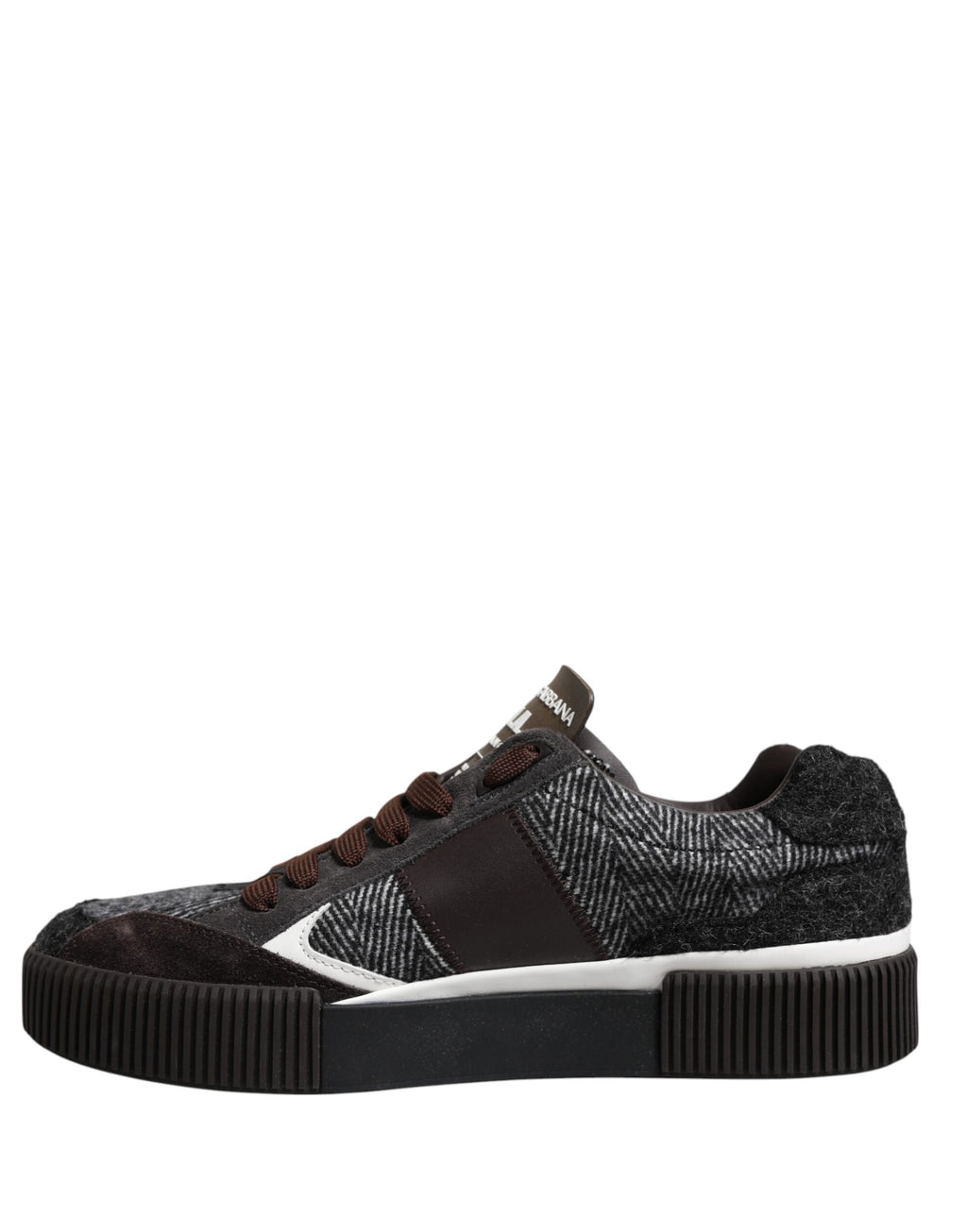 Dolce & Gabbana Multicolor Leather Low Top Sneakers Shoes