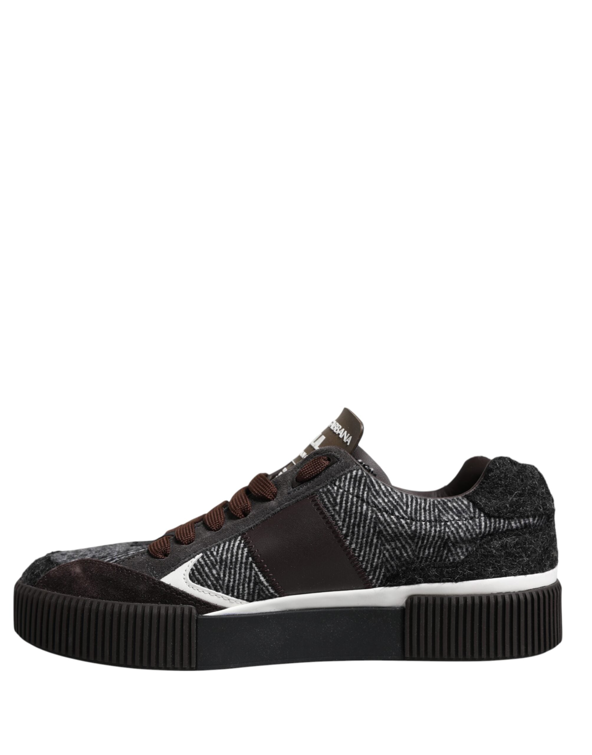 Dolce & Gabbana Multicolor Leather Low Top Sneakers Shoes