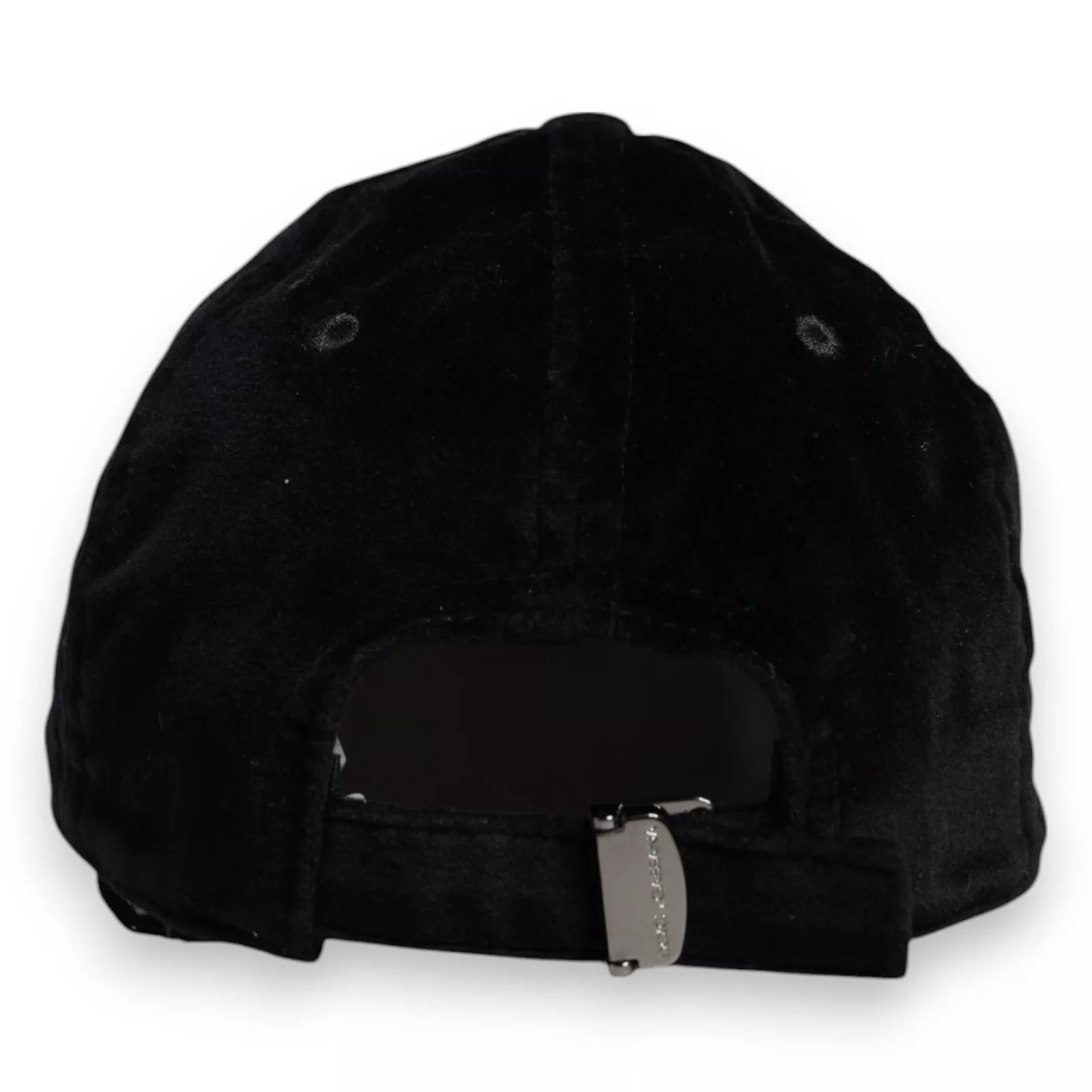 Dolce & Gabbana Black Cotton 6 Panels Baseball Cap Hat