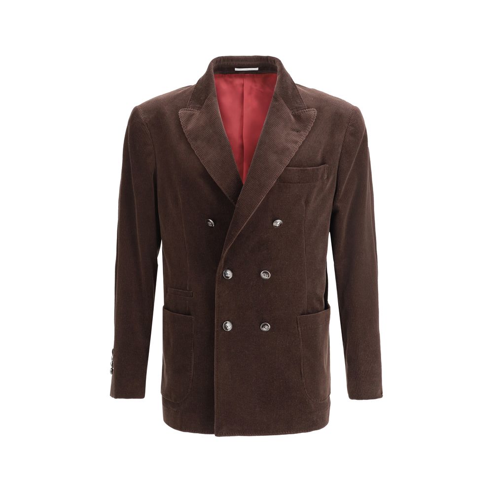 Brunello Cucinelli Velvet Blazer Jacket