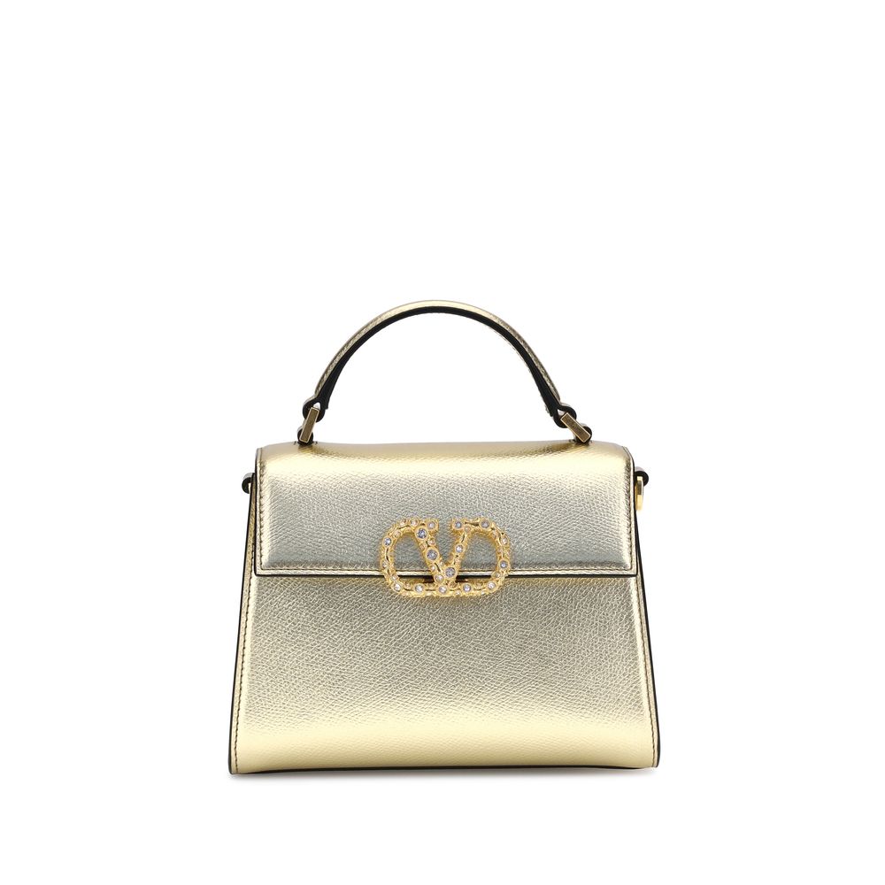 Valentino Garavani Metallic garnet mini Handbag