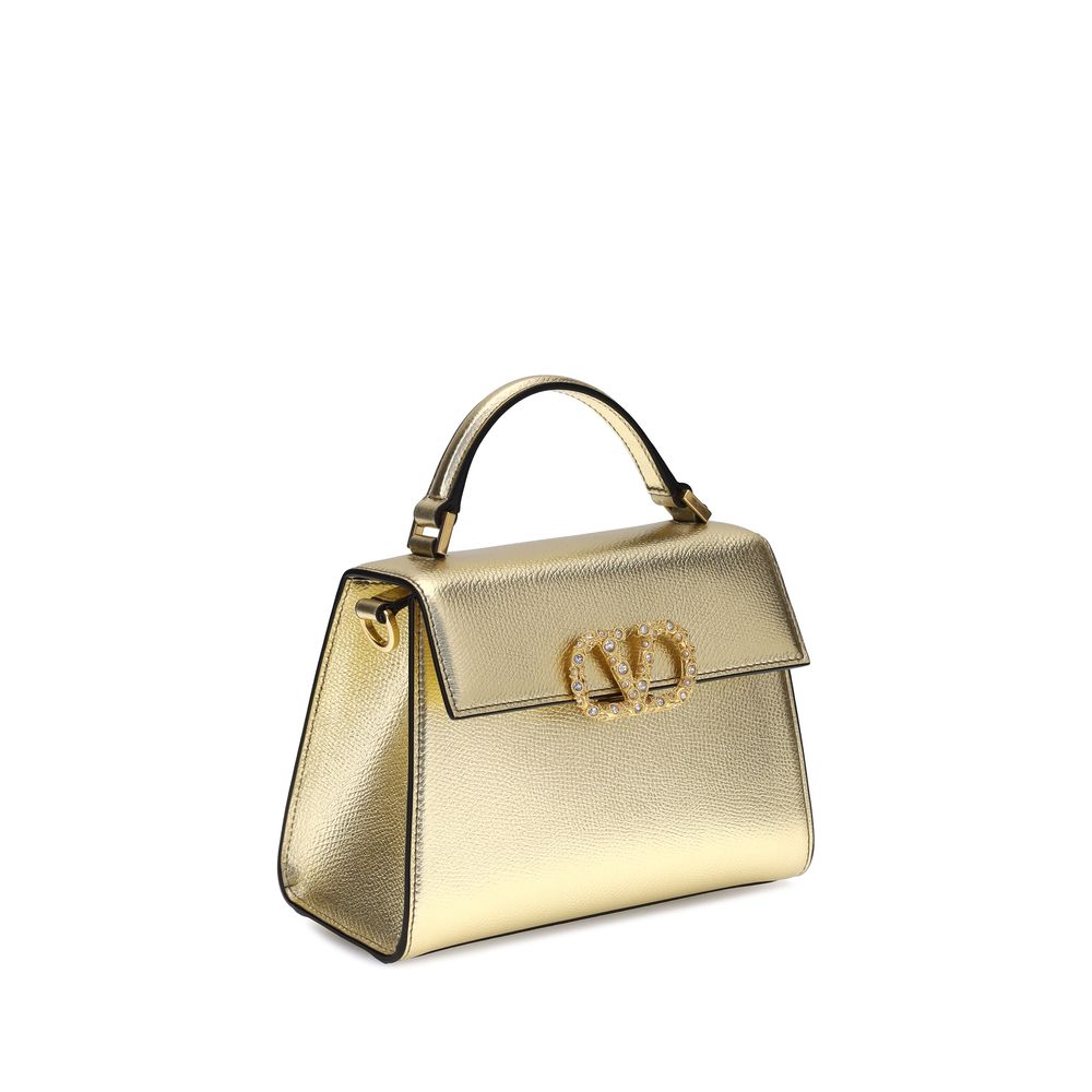 Valentino Garavani Metallic garnet mini Handbag