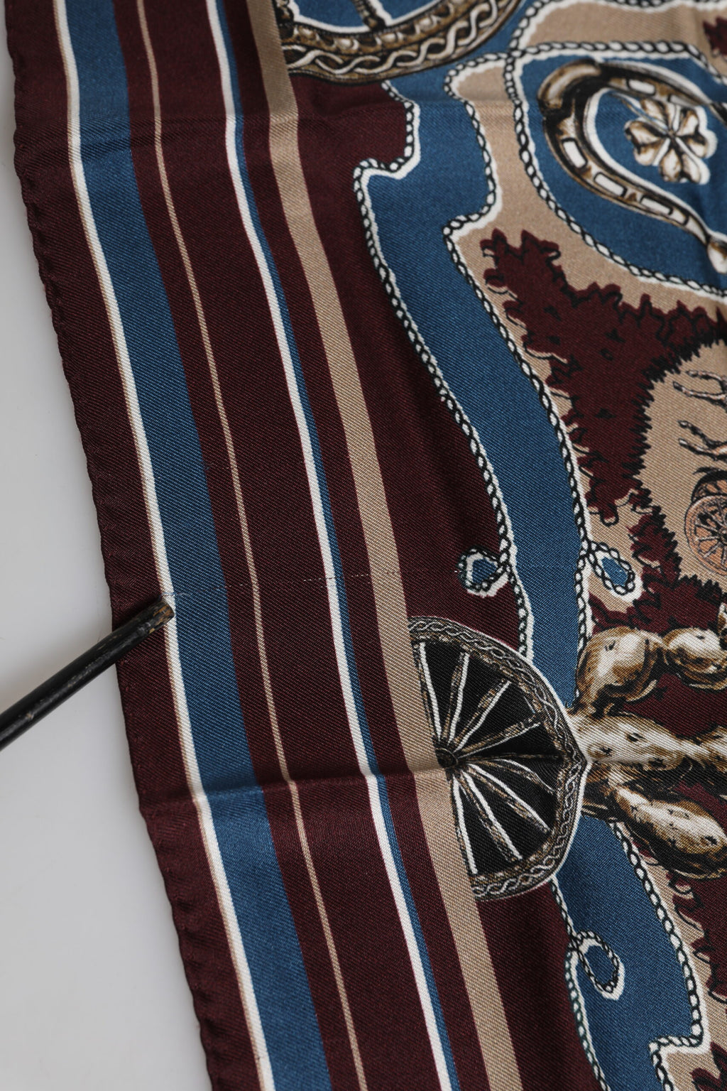 Dolce & Gabbana Multicolor Printed Silk Square Foulard Scarf