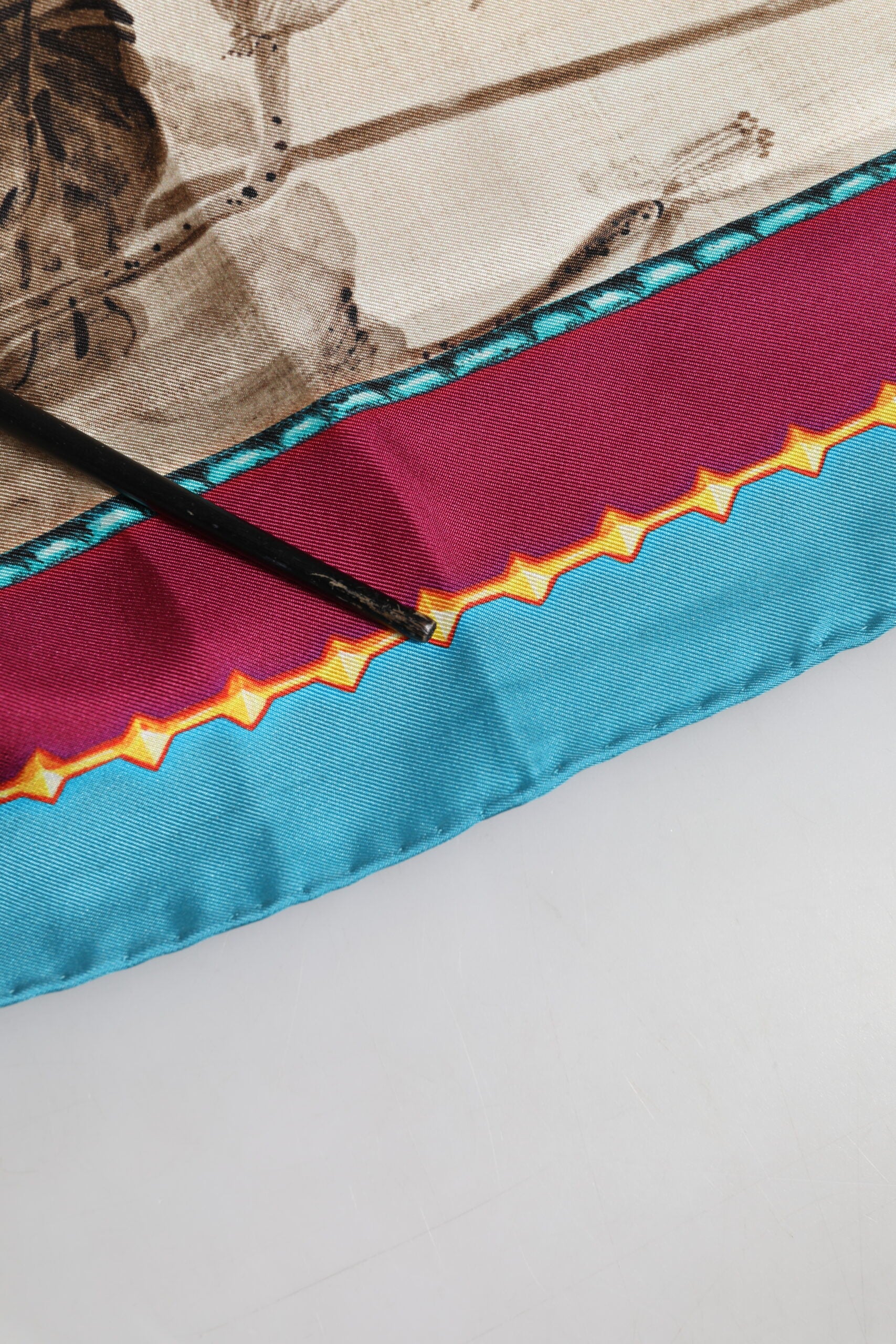 Dolce & Gabbana Multicolor Floral Print Square Foulard Scarf