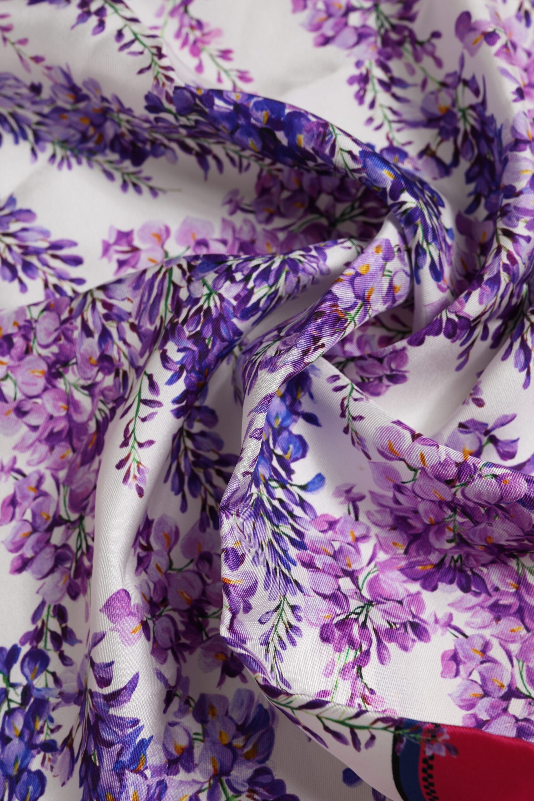 Dolce & Gabbana Multicolor Floral Print Square Foulard Scarf