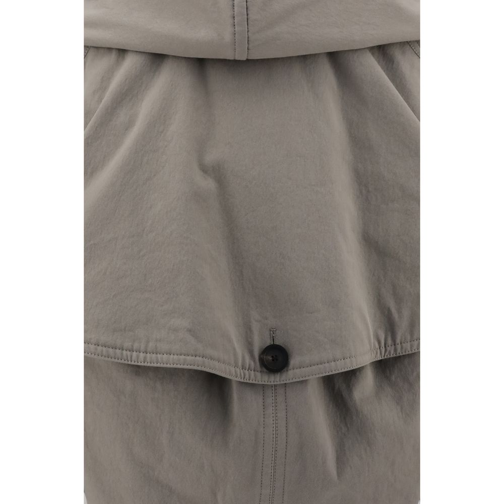 Balenciaga Reverse hooded Trench Coat