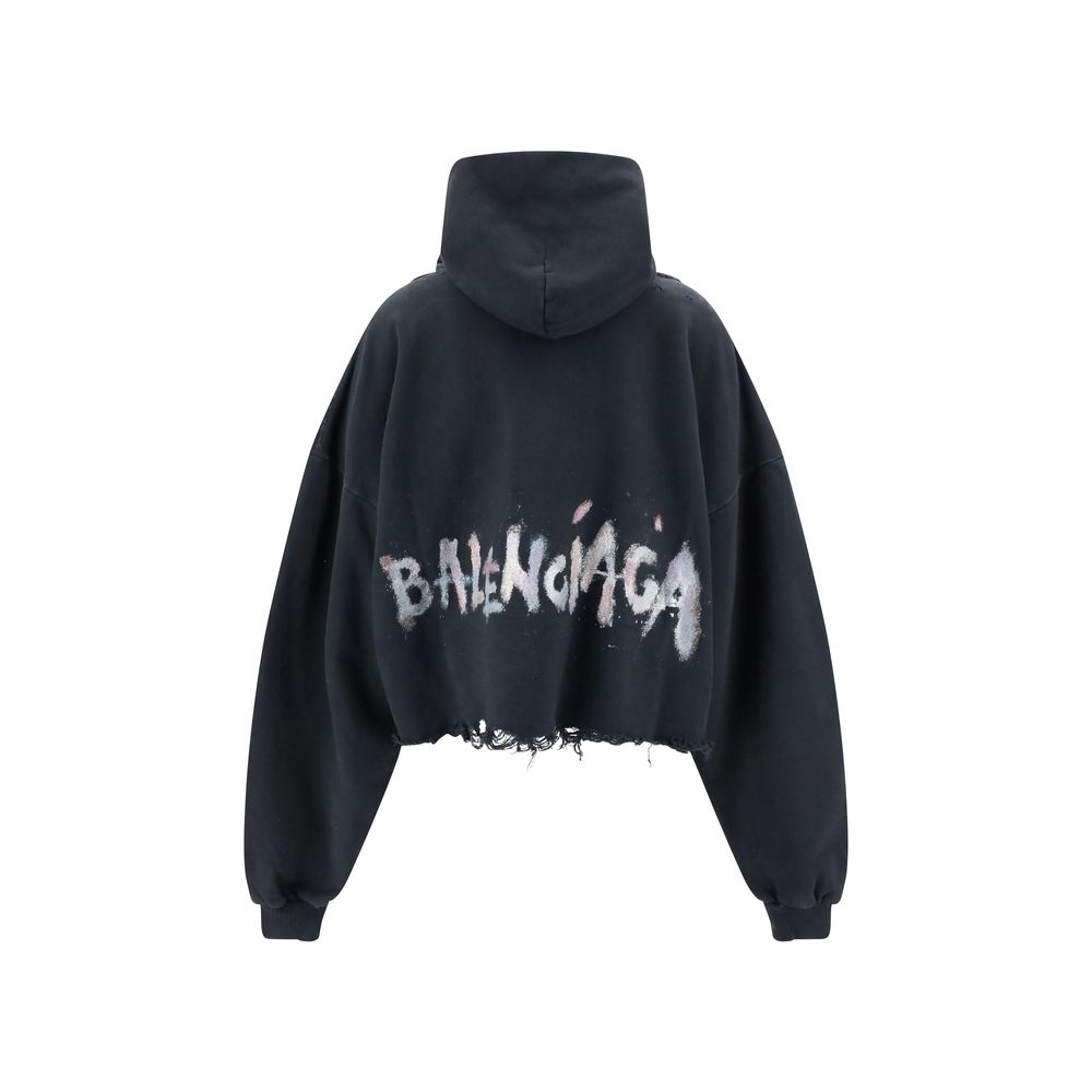 Balenciaga Cropped Hoodie