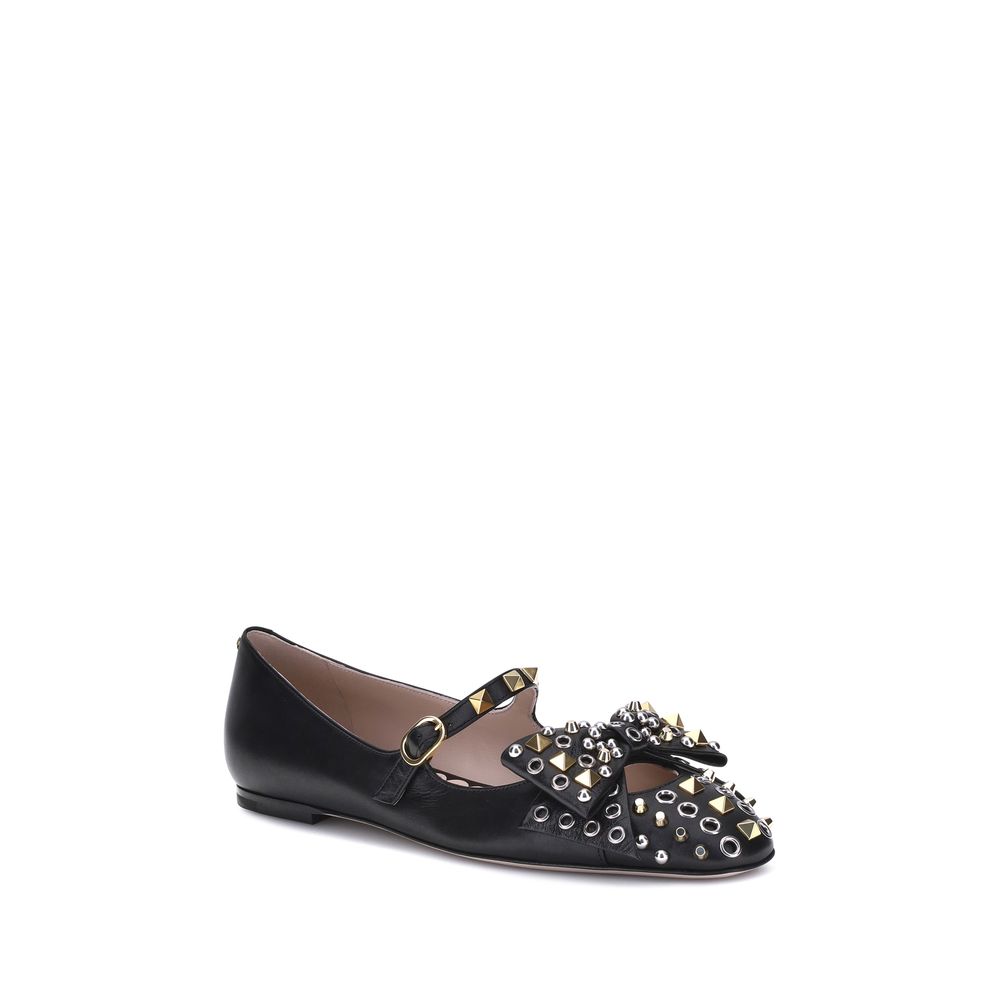 Valentino Garavani Mary-Jane Bowow Ballerinas
