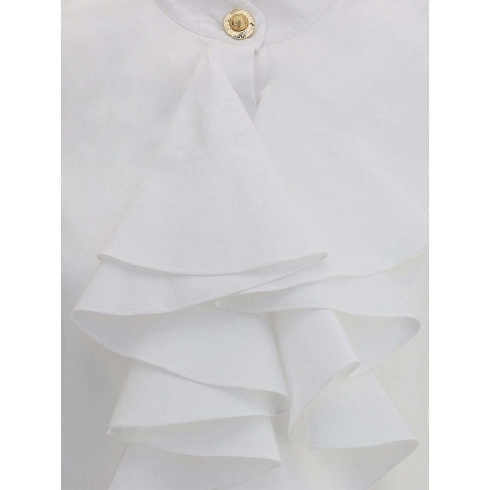 Balmain Poplin ruffle Shirt