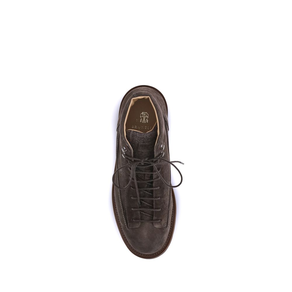 Brunello Cucinelli Suede Ankle Boots
