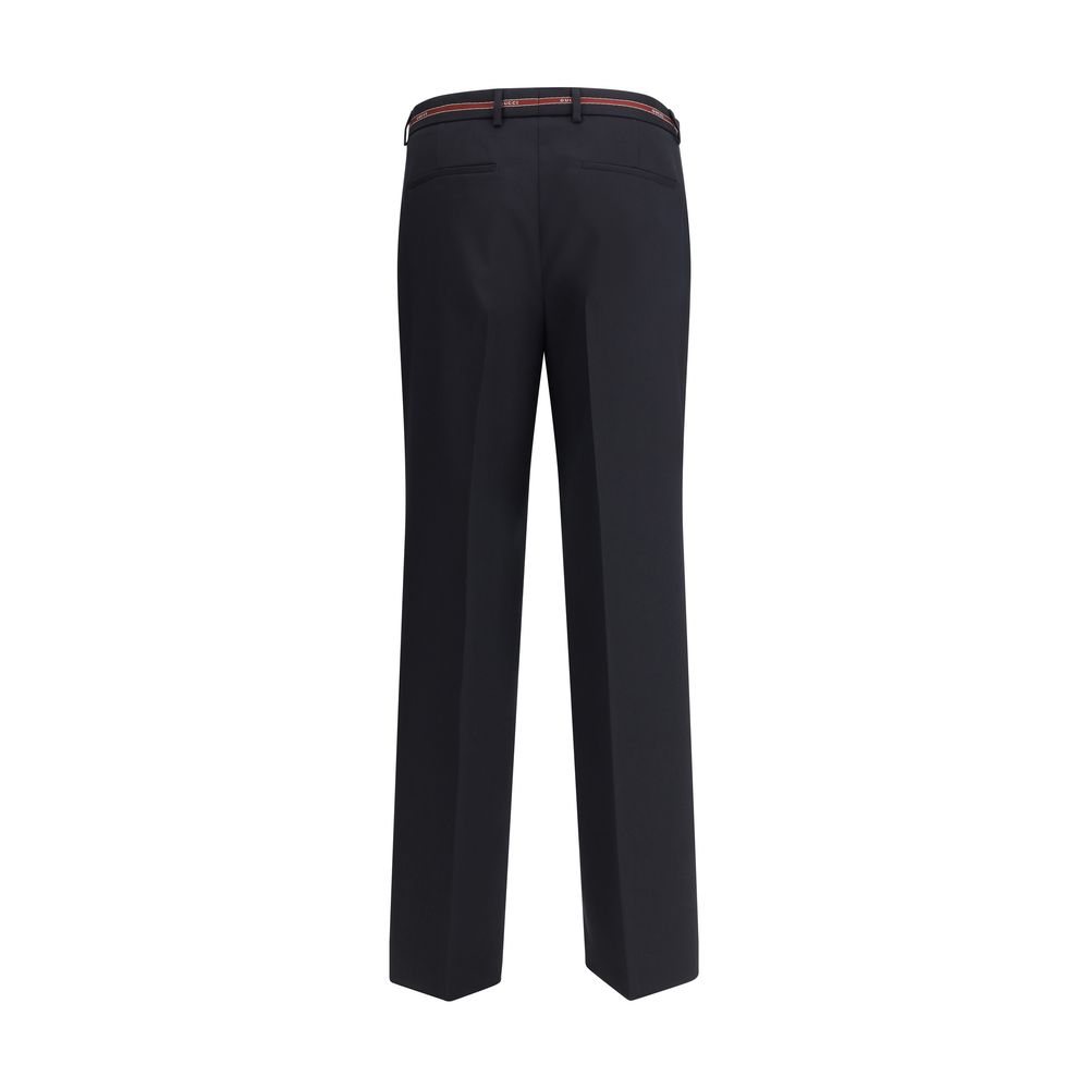 Gucci Selvedge detail Wool Pants