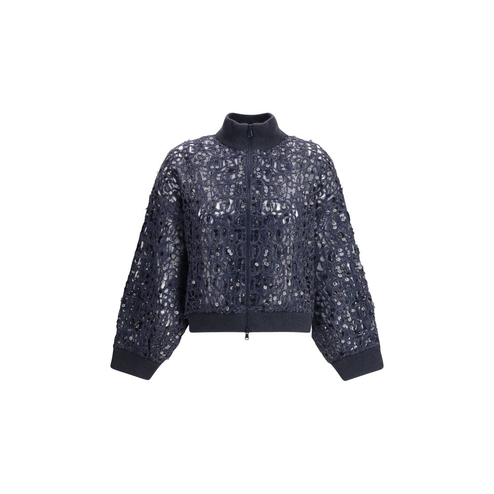Brunello Cucinelli Sequined Cardigan
