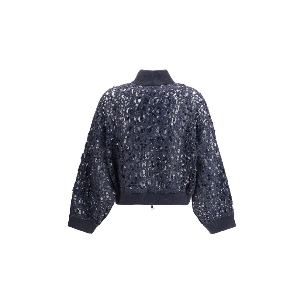 Brunello Cucinelli Sequined Cardigan