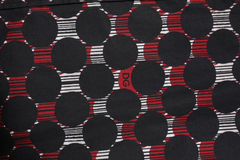 Dolce & Gabbana Multicolor Cotton GOLD Long Sleeves Shirt