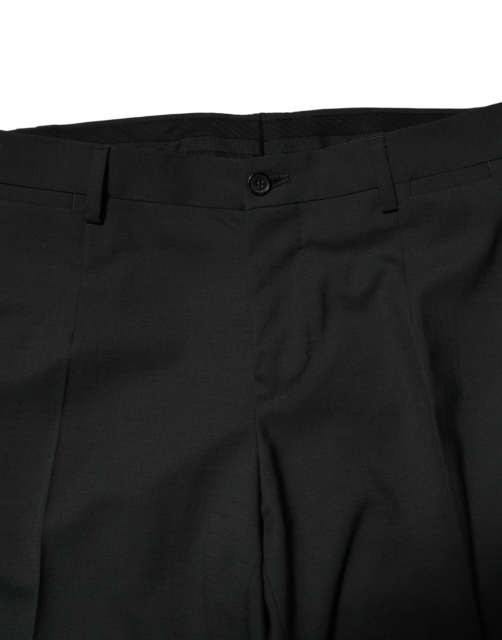 Dolce & Gabbana Black Wool 2 Piece Single Breasted Suit