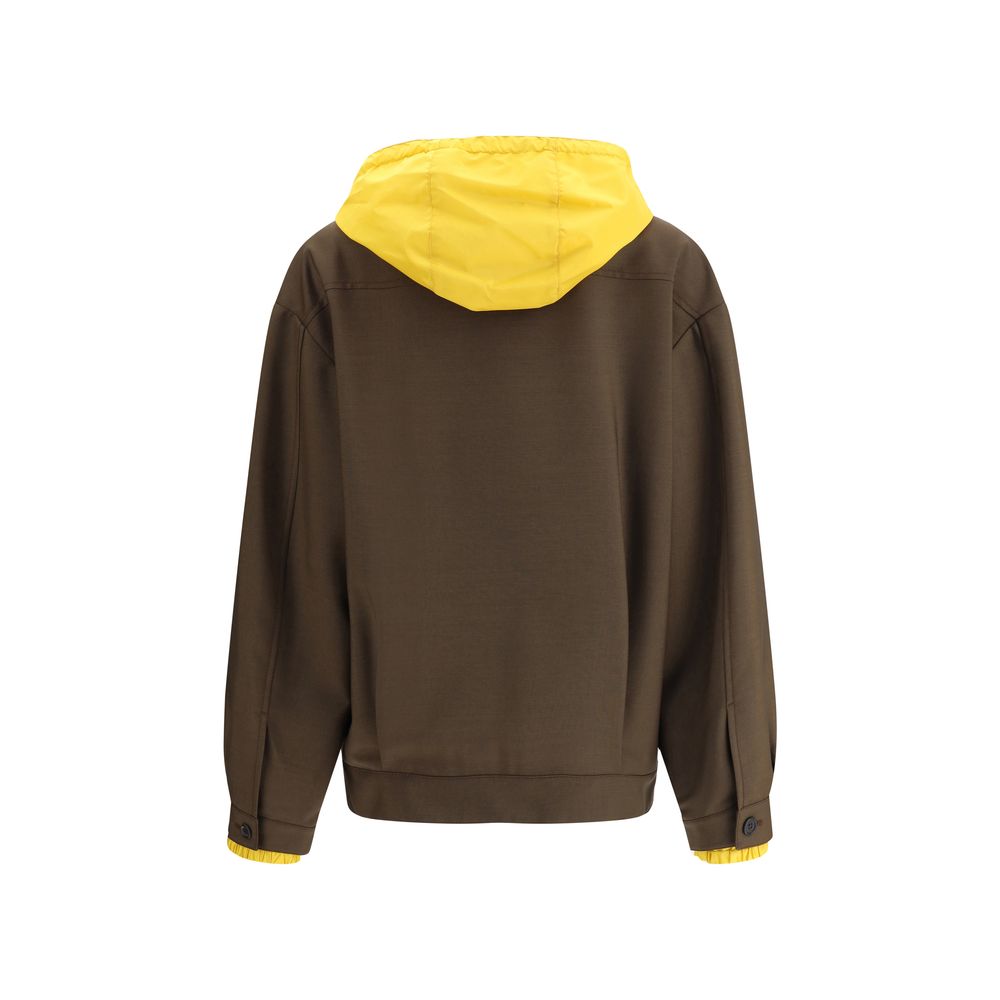 Miu Miu Hooded Bomber Jacket