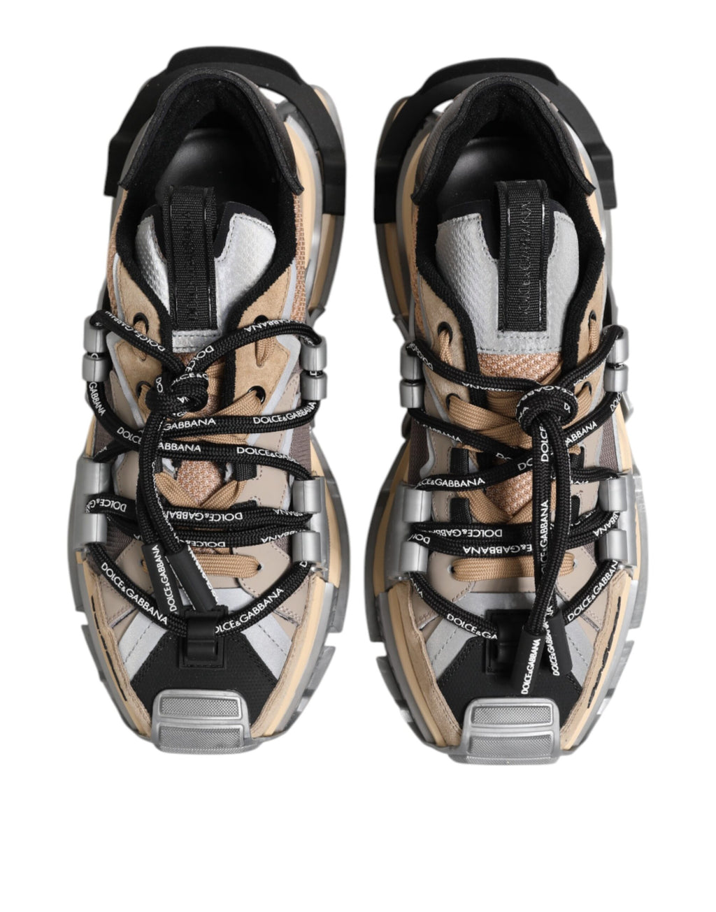 Dolce & Gabbana Multicolor Panelled Space Sneakers Shoes