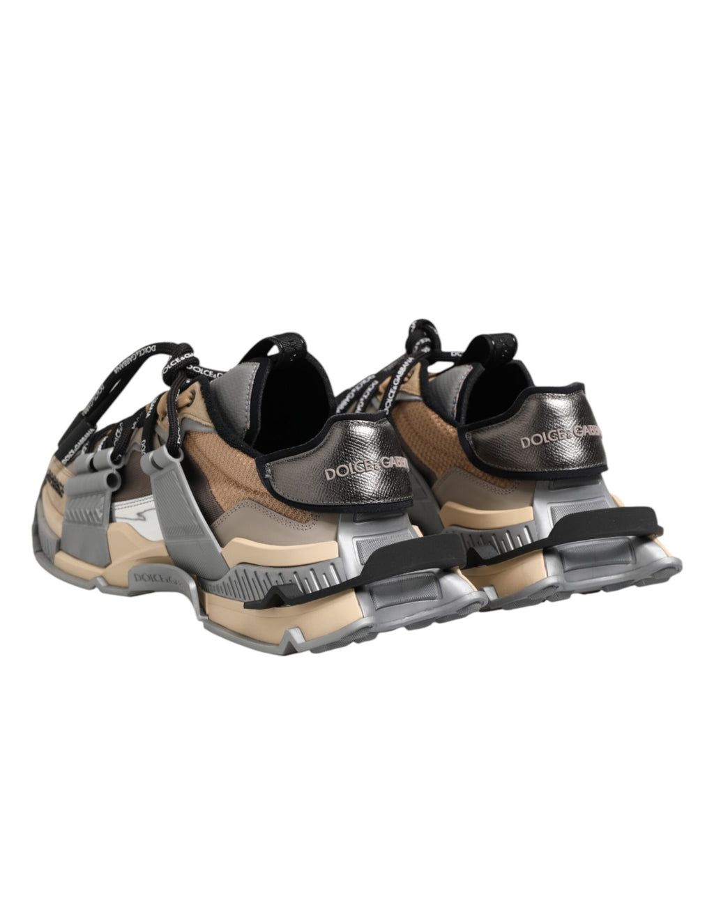 Dolce & Gabbana Multicolor Panelled Space Sneakers Shoes