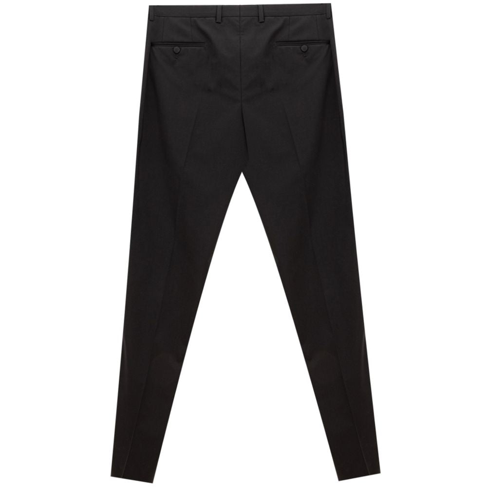 Dolce & Gabbana Black Wool Pant