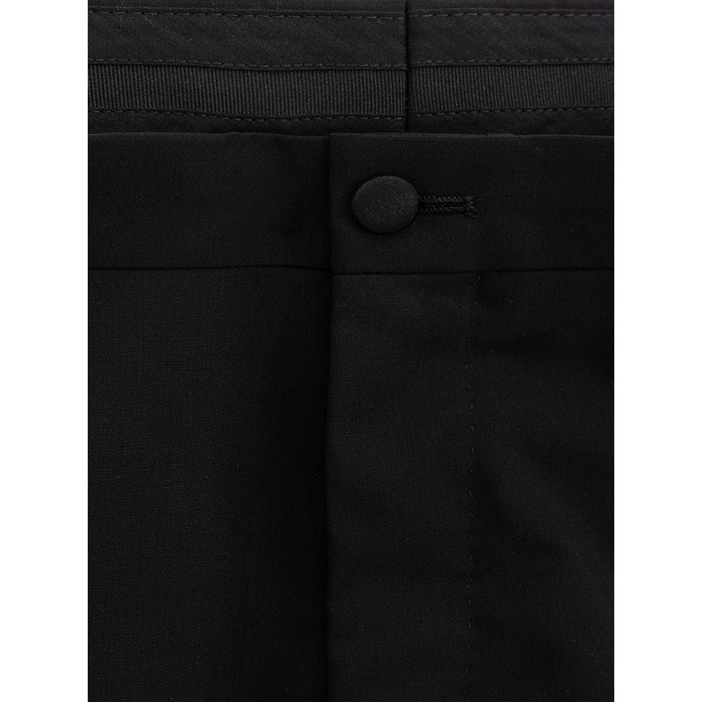 Dolce & Gabbana Black Wool Pant