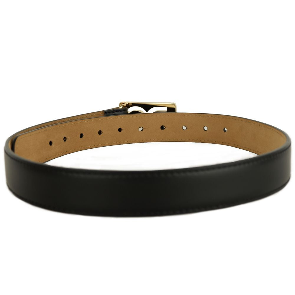 Dolce & Gabbana Black Calfskin Women Belt