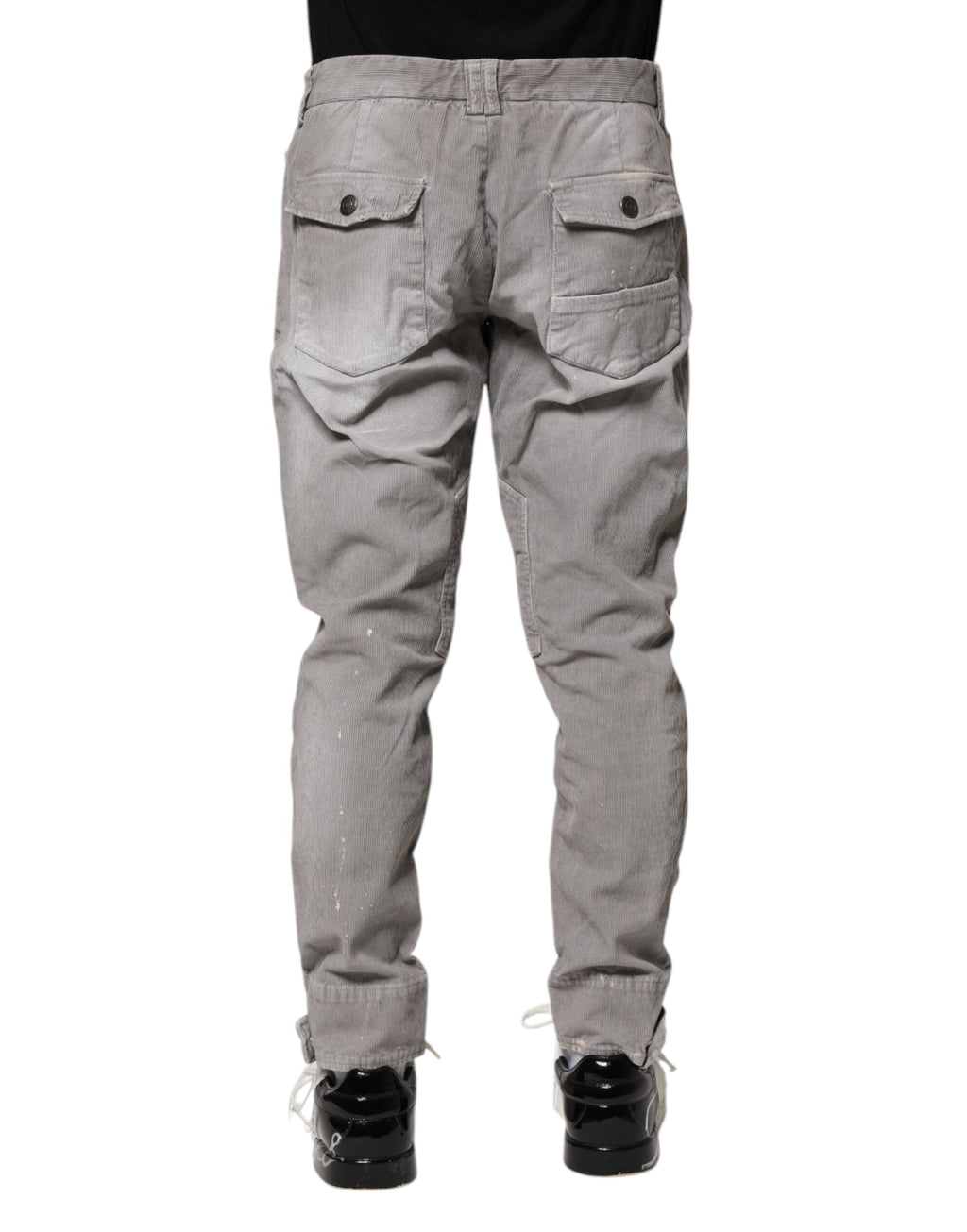 Balmain Light Gray Washed Skinny Fit Men Denim Jeans