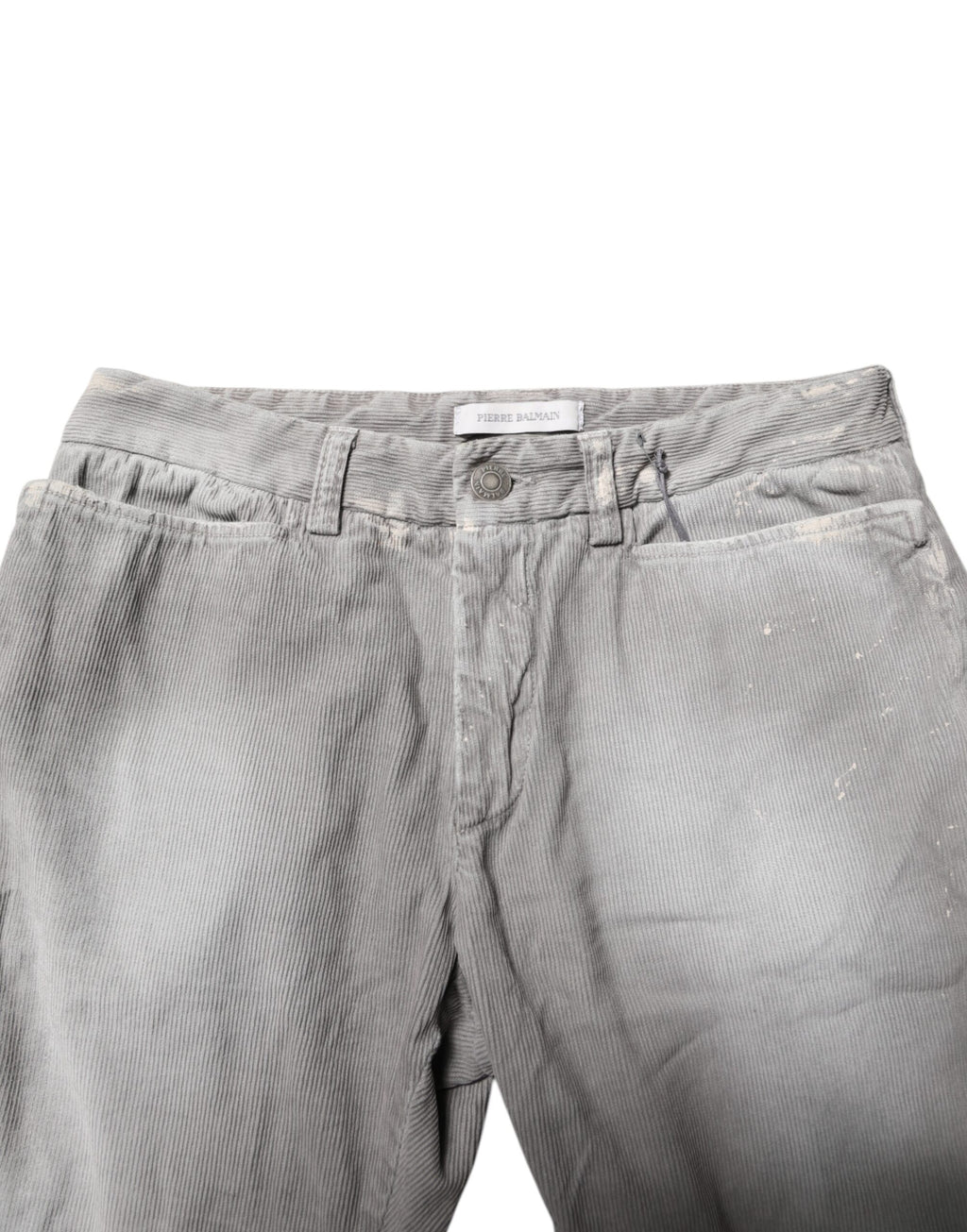 Balmain Light Gray Washed Skinny Fit Men Denim Jeans