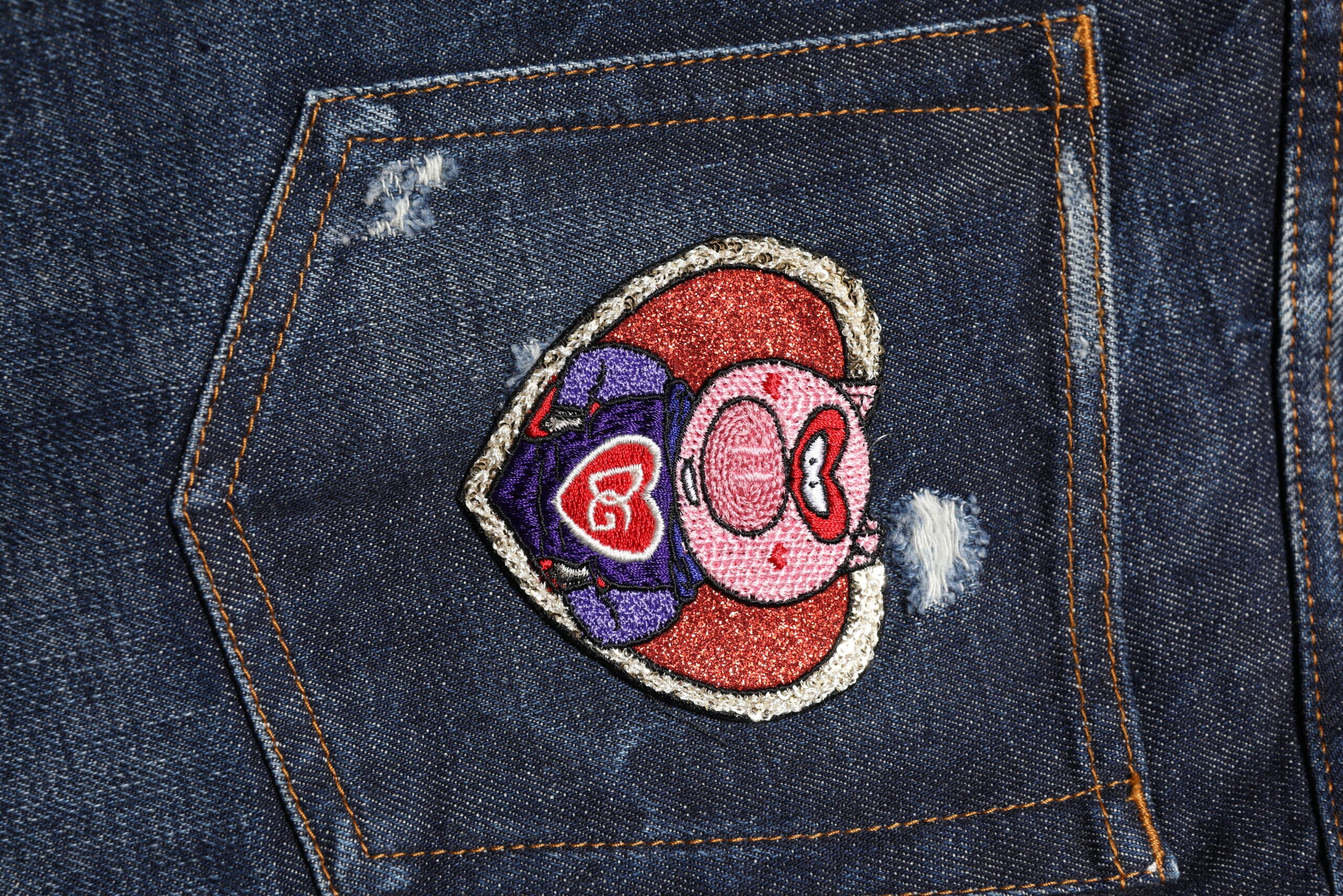 Dolce & Gabbana Dark Blue Tattered Skinny Denim Jeans