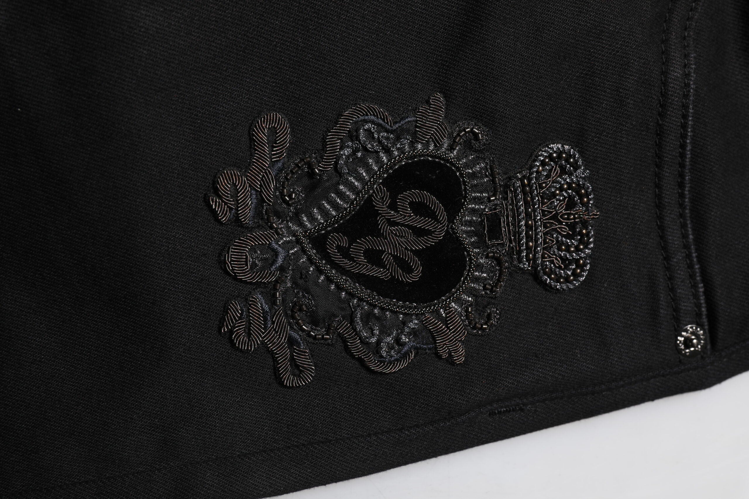 Dolce & Gabbana Black Cotton Skinny Men Denim Jeans