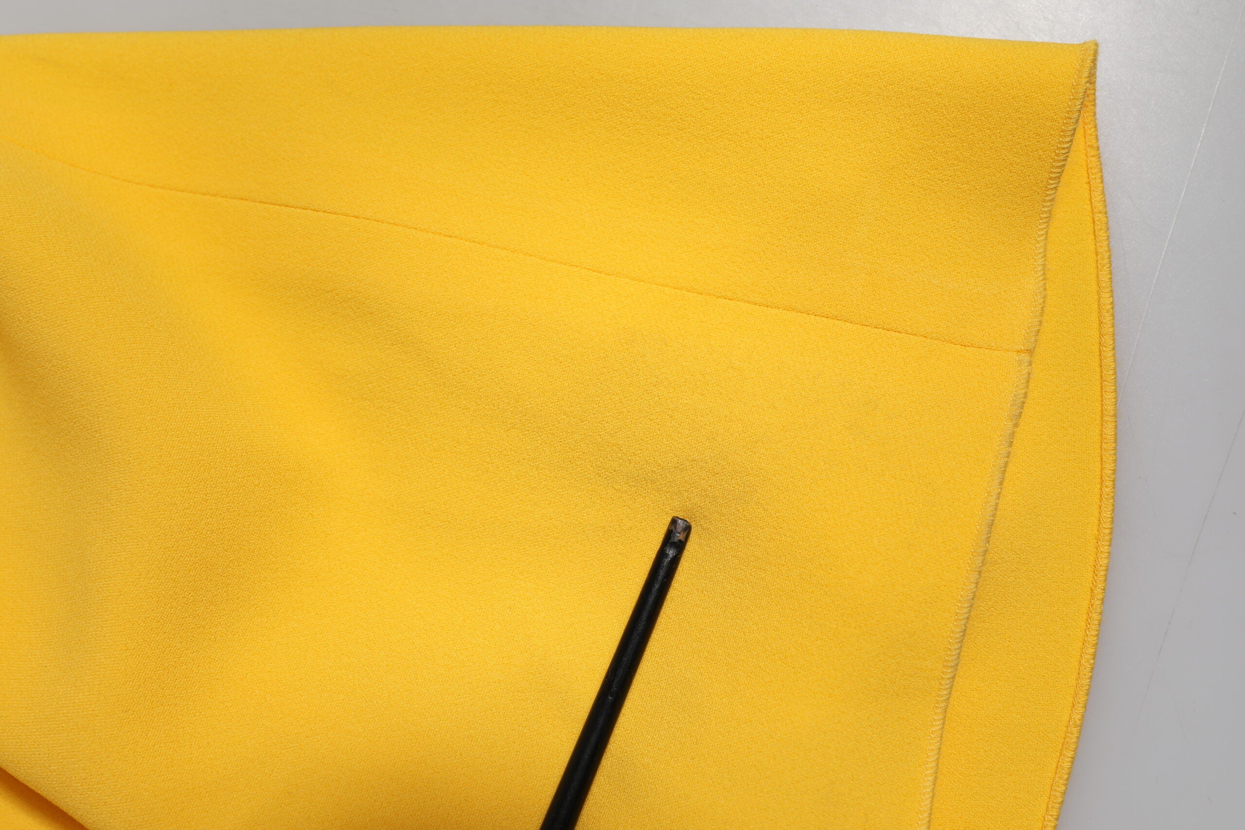 Dolce & Gabbana Yellow One Shoulder Side Slit Sheath Dress