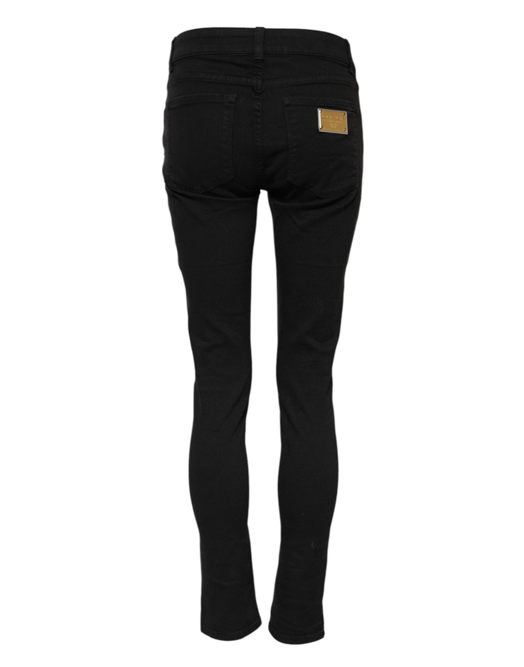 Dolce & Gabbana Black Cotton Skinny Denim Jeans