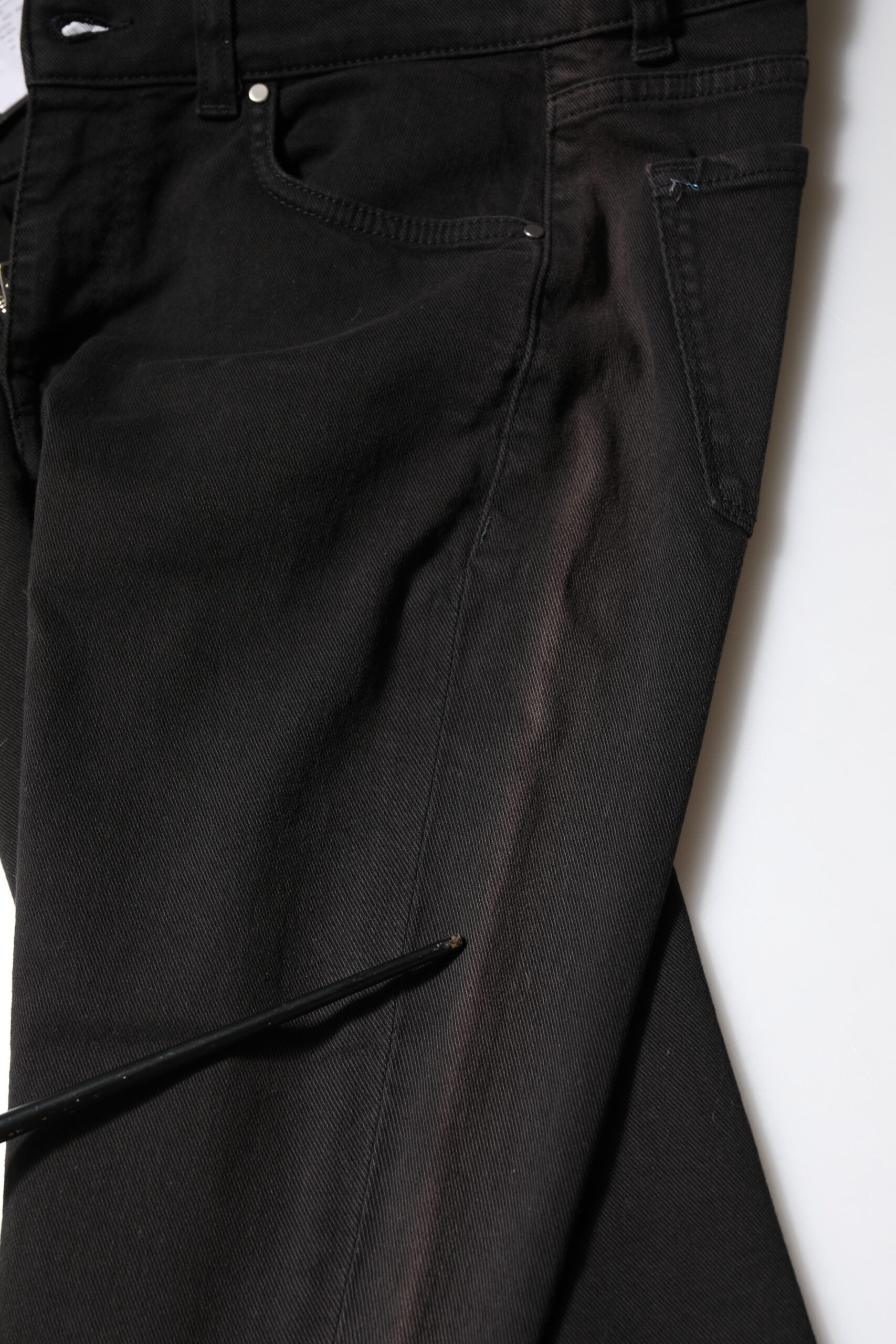 Dolce & Gabbana Black Cotton Skinny Mid Waisted Denim Jeans