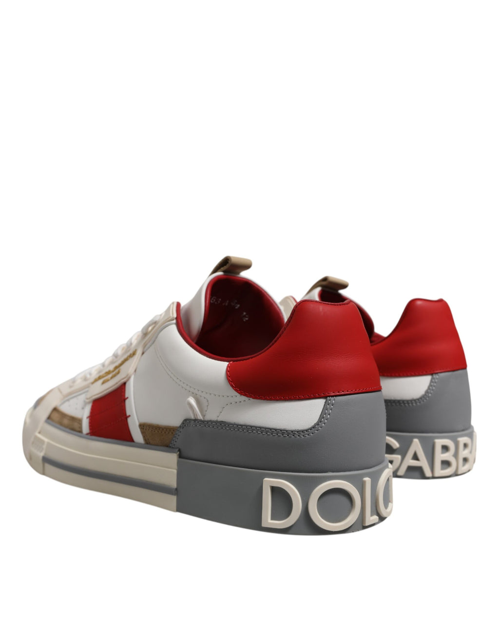 Dolce & Gabbana Multicolor Leather Low Top Sneakers Shoes