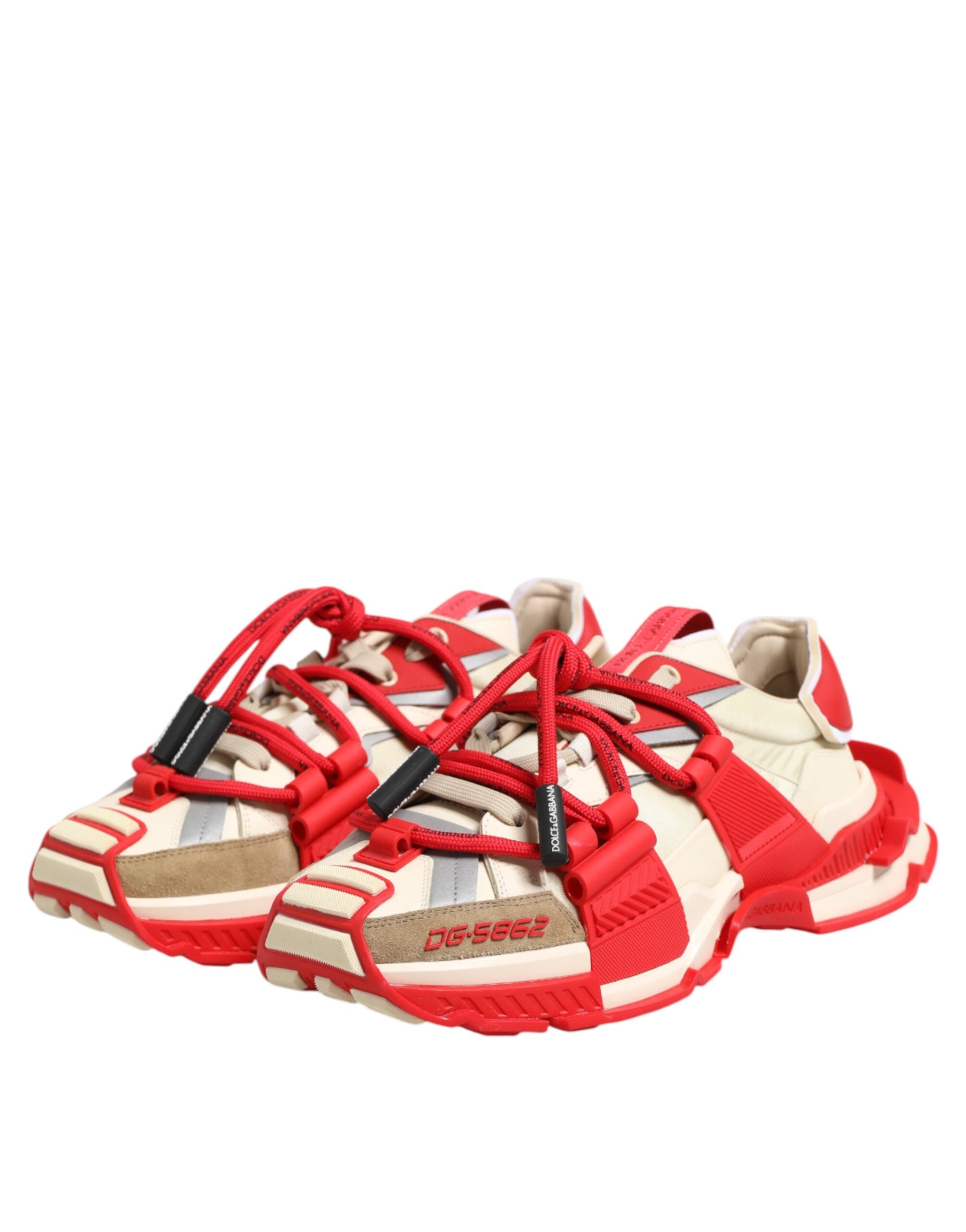 Dolce & Gabbana Multicolor Logo Low Top Space Sneakers Shoes