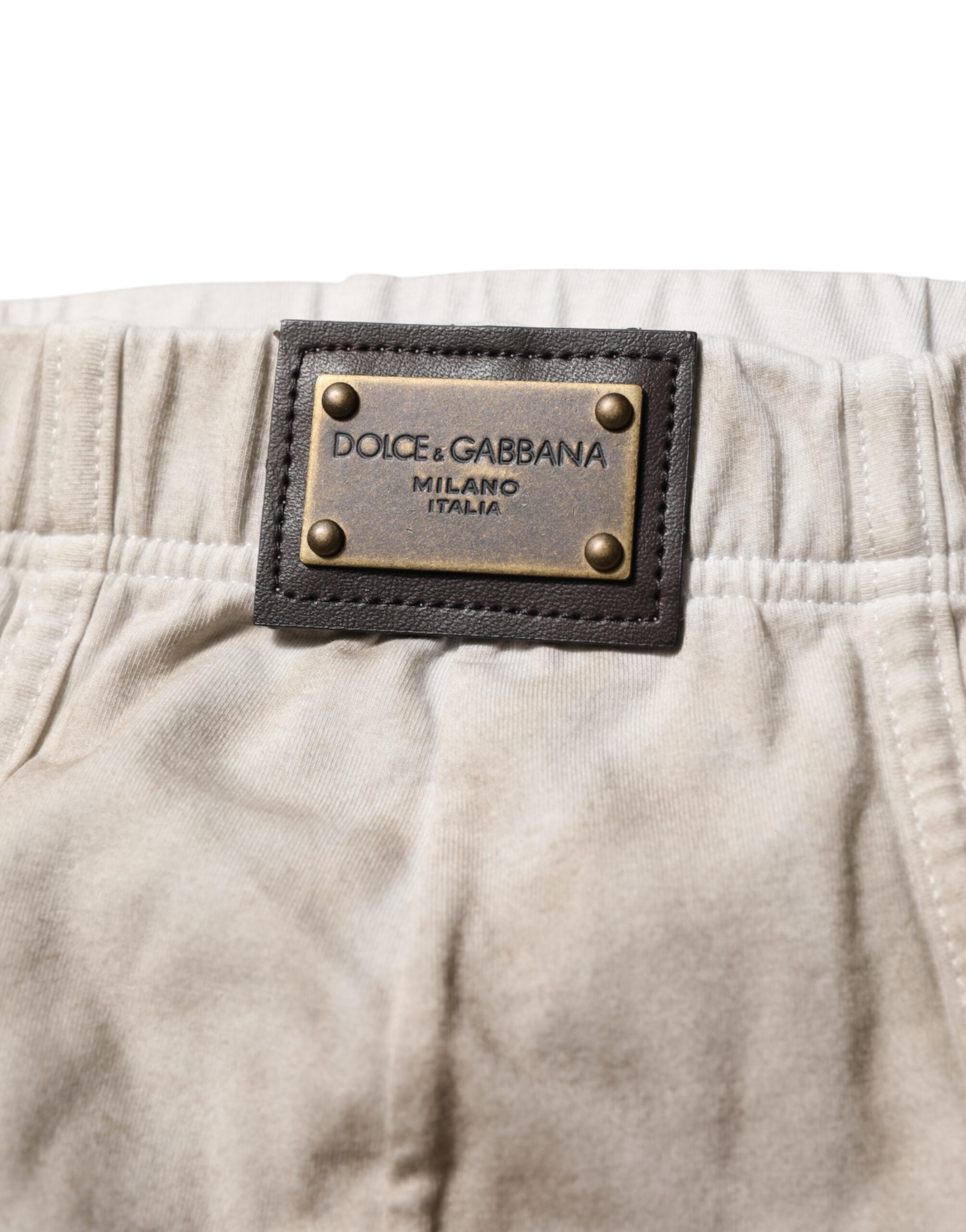 Dolce & Gabbana Gray Cotton Stretch Regular Men Brief Underwear
