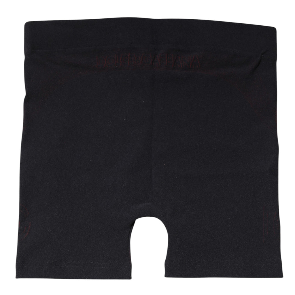 Dolce & Gabbana Black Nylon Stretch Boxer Shorts Underwear
