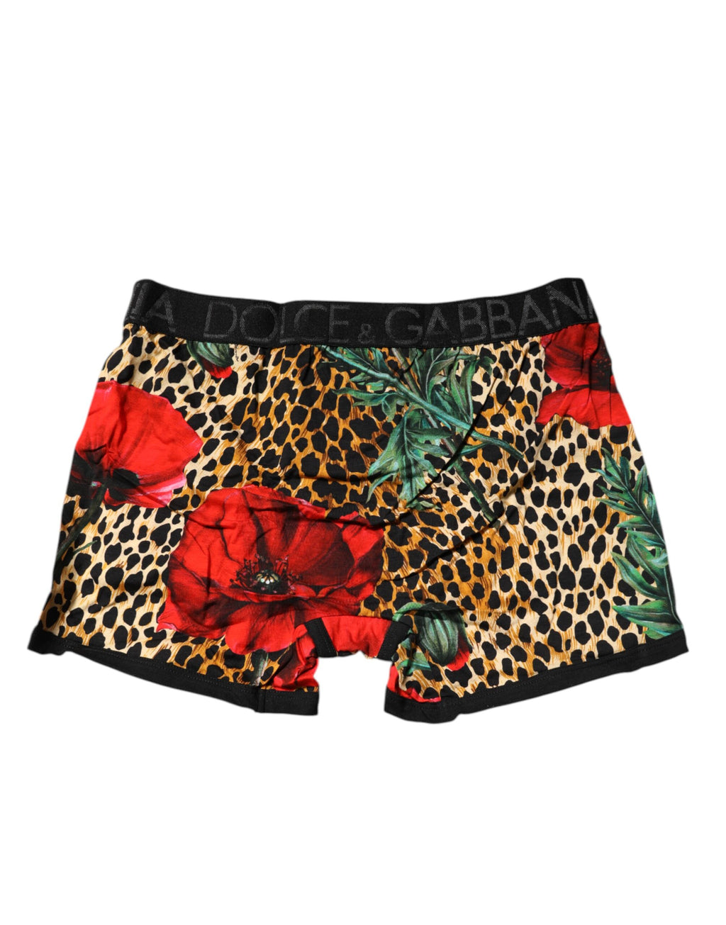 Dolce & Gabbana Brown Leopard Print Regular Boxer Underwear